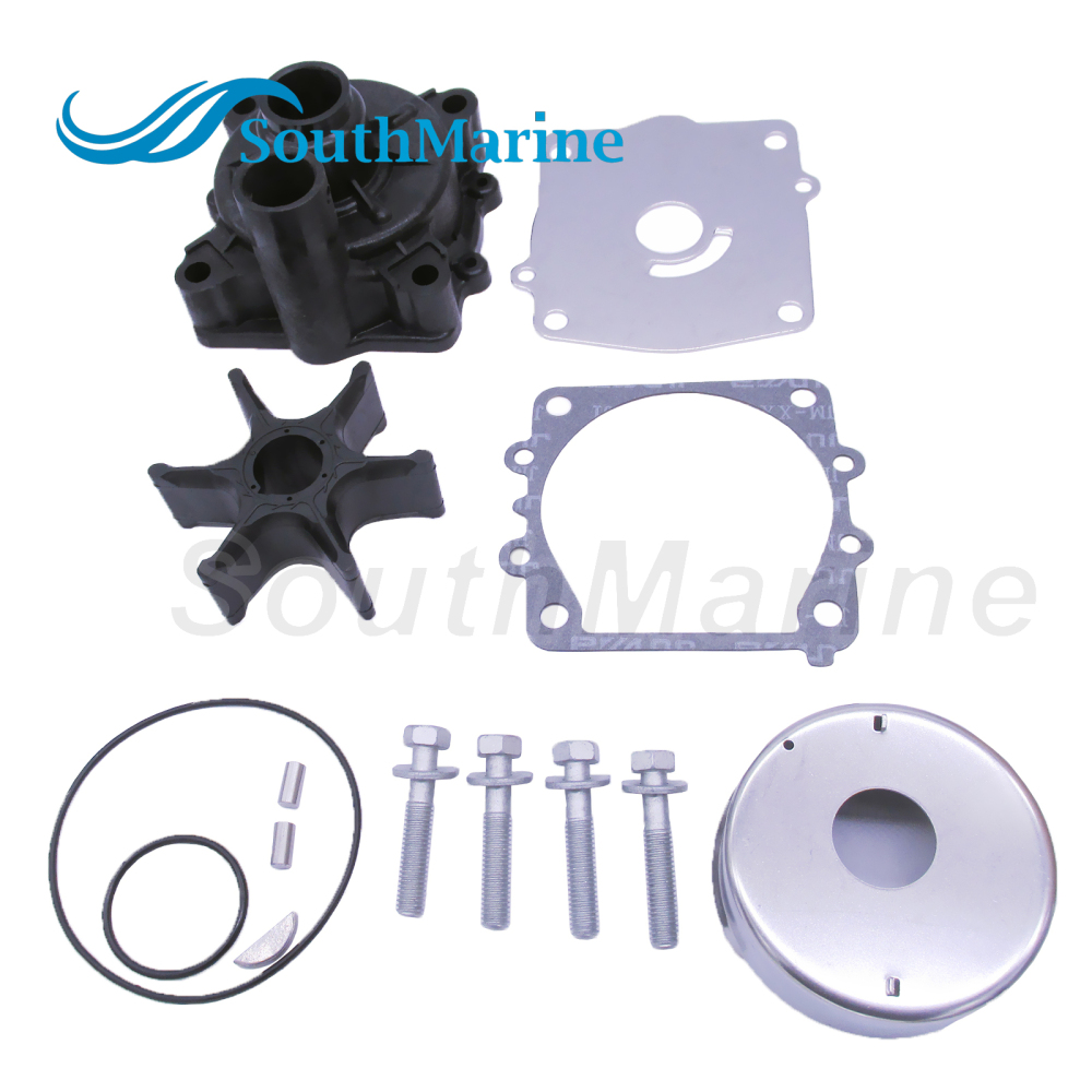 Boat Motor 6E5-W0078-A1 6E5-W0078-00/01 18-3372 18-3373 Water Pump Repair Kit with Housing for Yamaha 115HP 130HP C115 L130