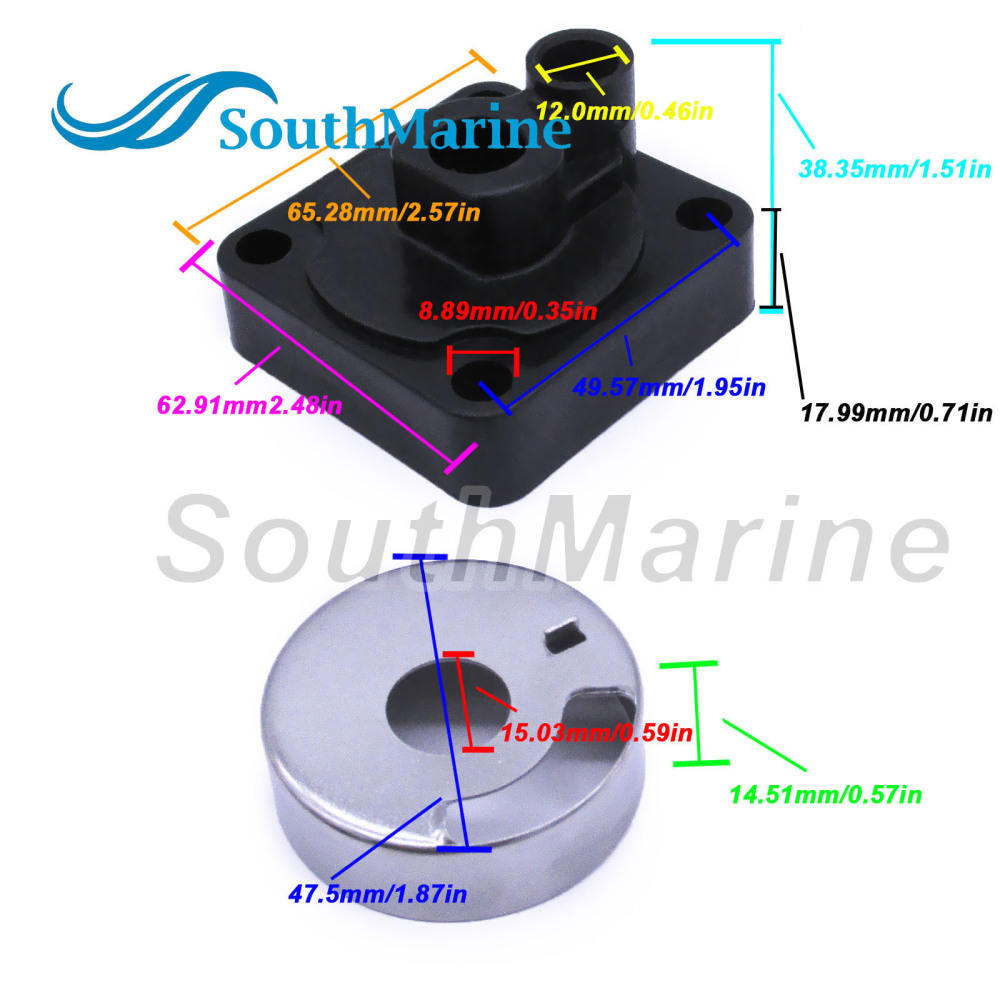 Boat Engine 63V-44301-00 F15-06060001 15F-06.02.01 Water Pump Housing for Yamaha Parsun Makara HDX Hidea 6HP 8HP 9.9HP 15HP