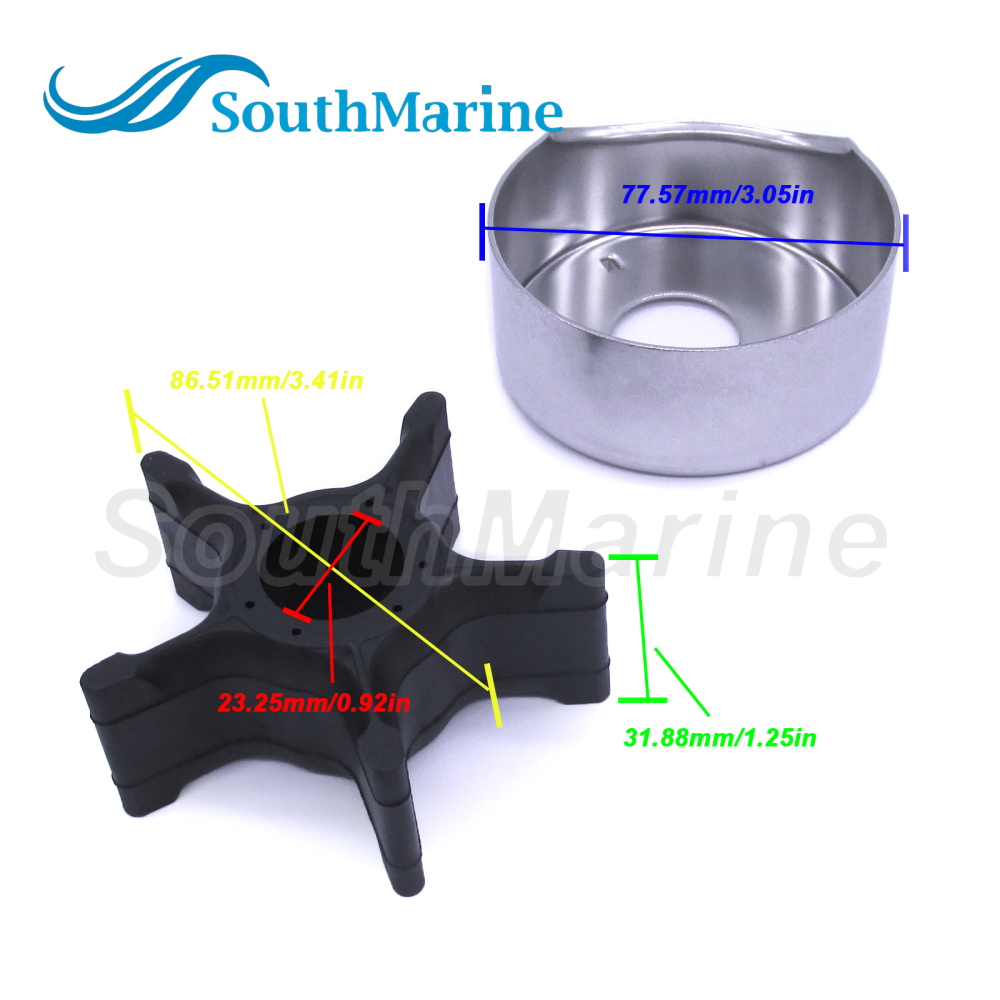 Boat Engine 17400-92J00 Water Pump Repair Kit for Suzuki Outboard DF90 DF100 DF115 DF140 / 5037176 for Evinrude Johnson OMC BRP