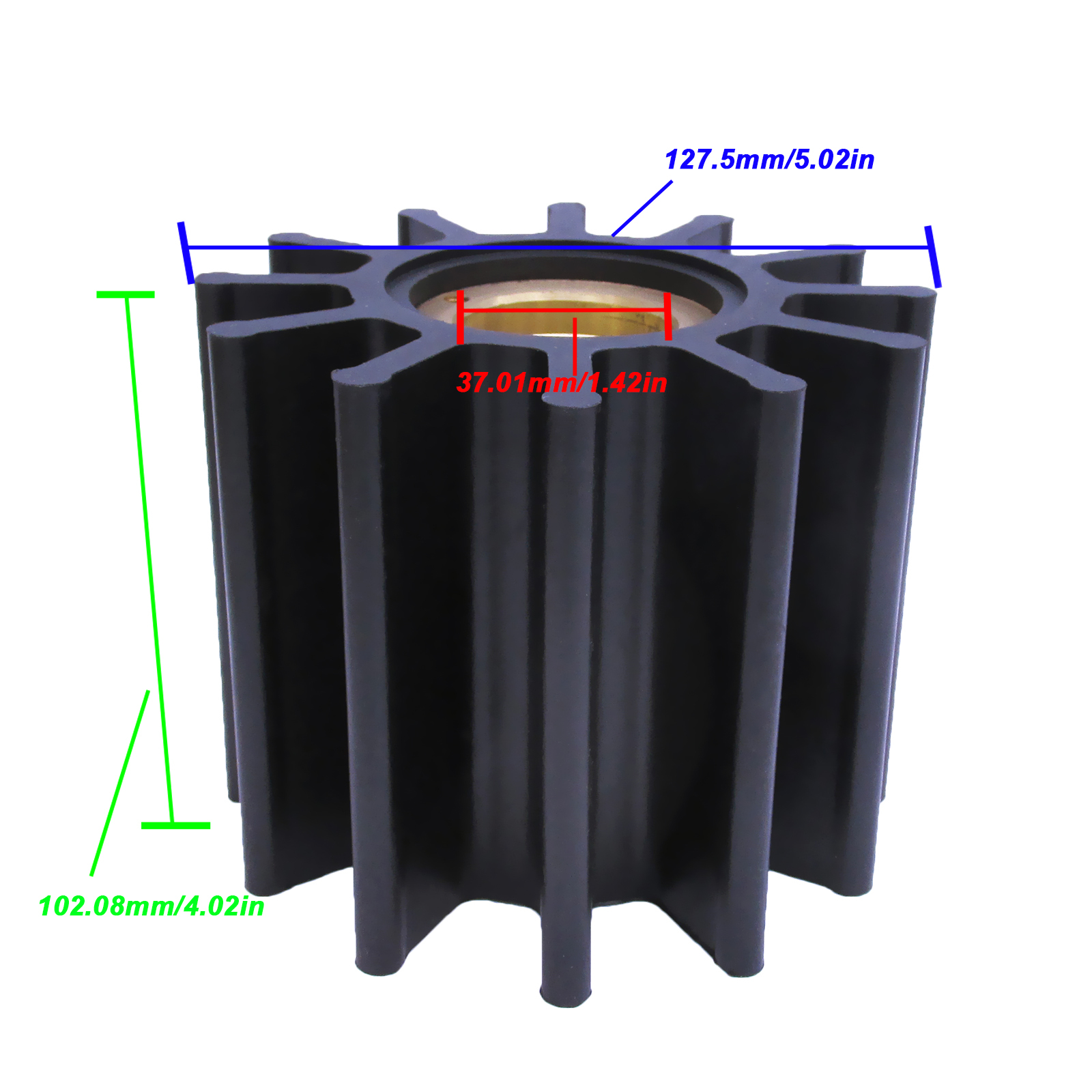Water Pump Impeller 31500-0001 2999-0001 43600-400410/400411 for Jabsco Yanmar