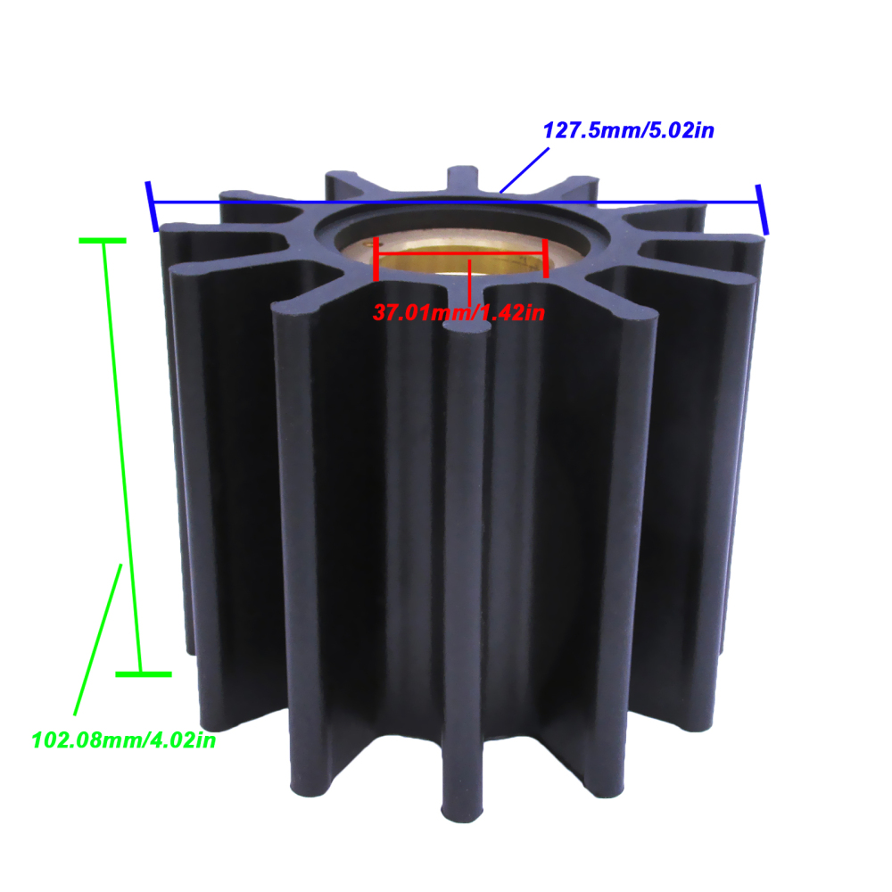 Water Pump Impeller 31500-0001 2999-0001 43600-400410/400411 for Jabsco Yanmar