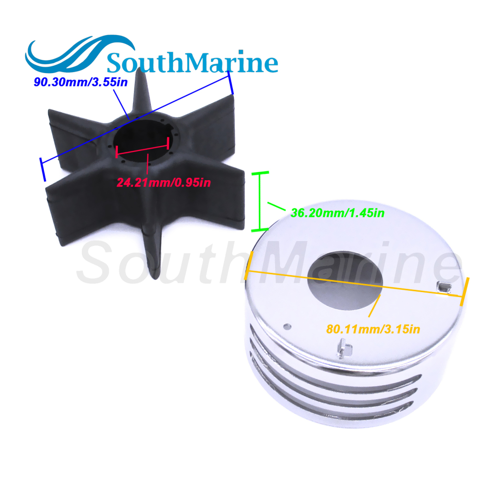 Boat Motor 6AW-W0078-00 18-3477 Water Pump Repair Kit for Yamaha 300HP 350HP F300 LF300 F350 LF350 V8 5.3L Outboard Engine