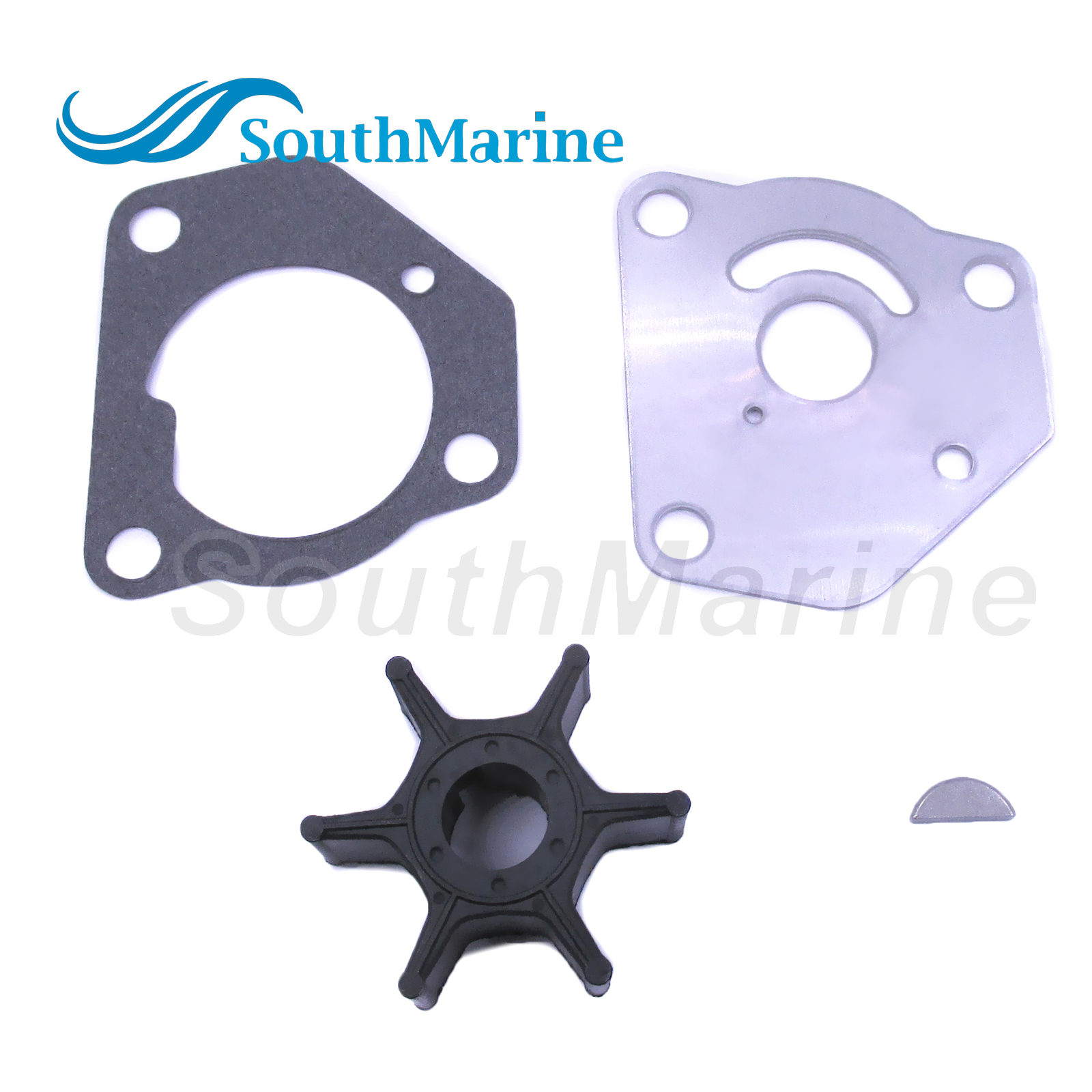 SouthMarine Boat Engine 17400-92D00 17400-92D01 Water Pump Repair Kit for Suzuki Outboard Motor DT8C DT9.9C 8HP 9.9HP, fit Sierra 18-3255