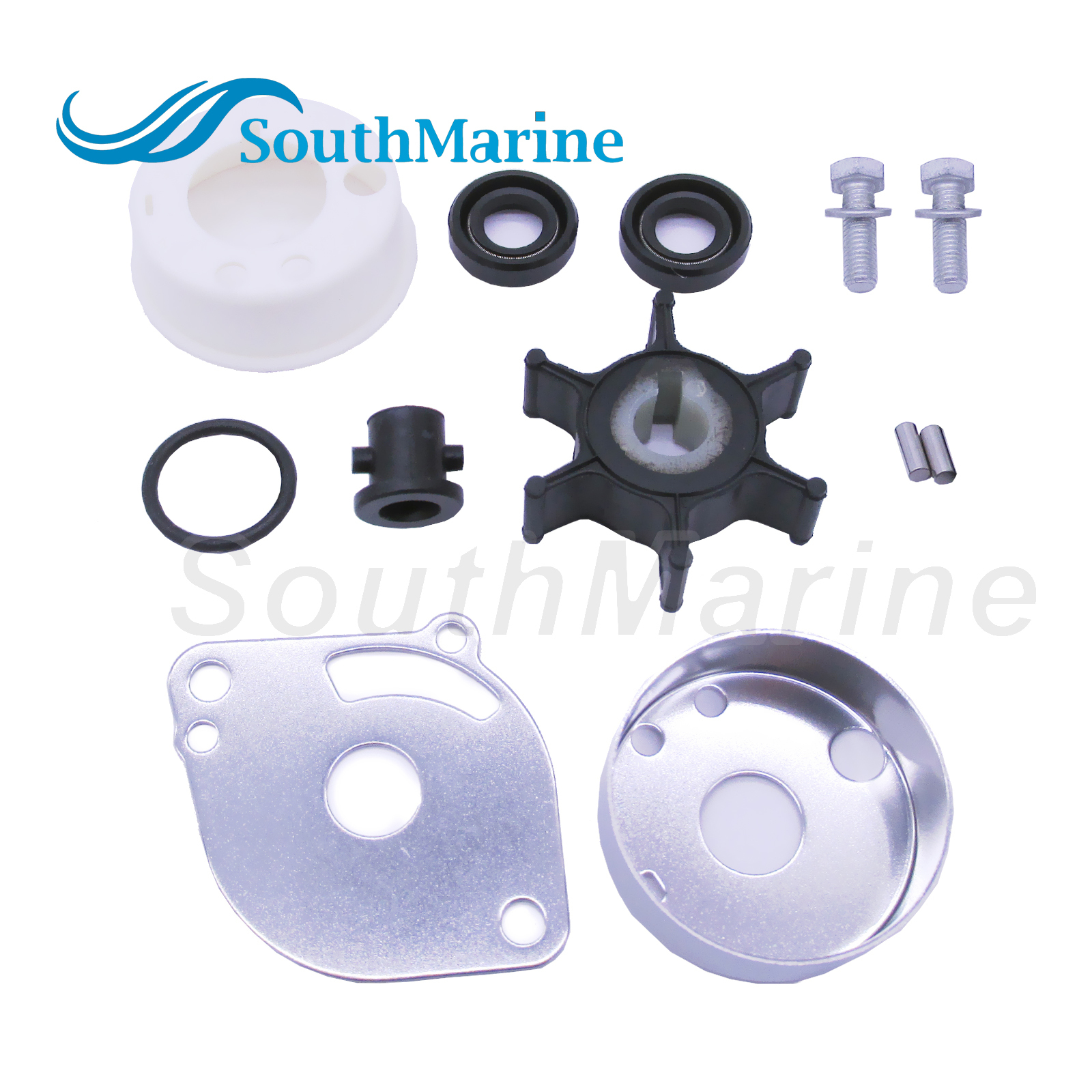 Outboard Engine 6A1-W0078/01 6GD-W0078-00 18-3462 Water Pump Repair Kit for Yamaha 2HP 2MSH 2S / 814453M 96339M for Mercury