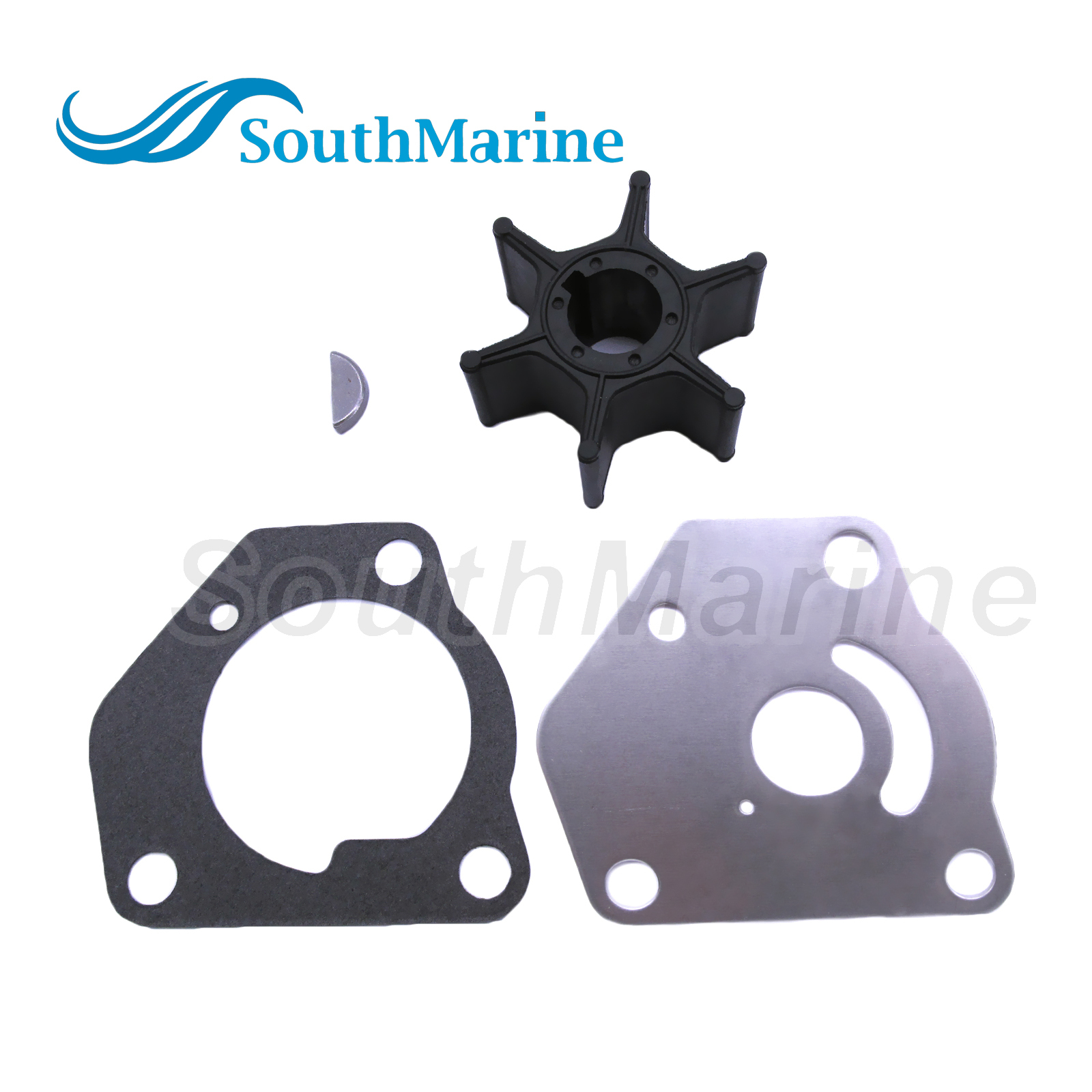 SouthMarine Boat Engine 17400-92D00 17400-92D01 Water Pump Repair Kit for Suzuki Outboard Motor DT8C DT9.9C 8HP 9.9HP, fit Sierra 18-3255