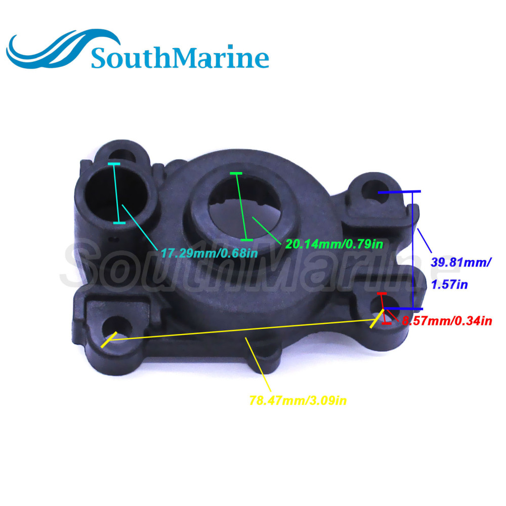 Boat Engine Water Pump Housing 63D-44311-00 for Yamaha FT F40 F50 F60 40HP 50HP 60HP 2/4-Stroke Outboard Motor Lower Casing Drive