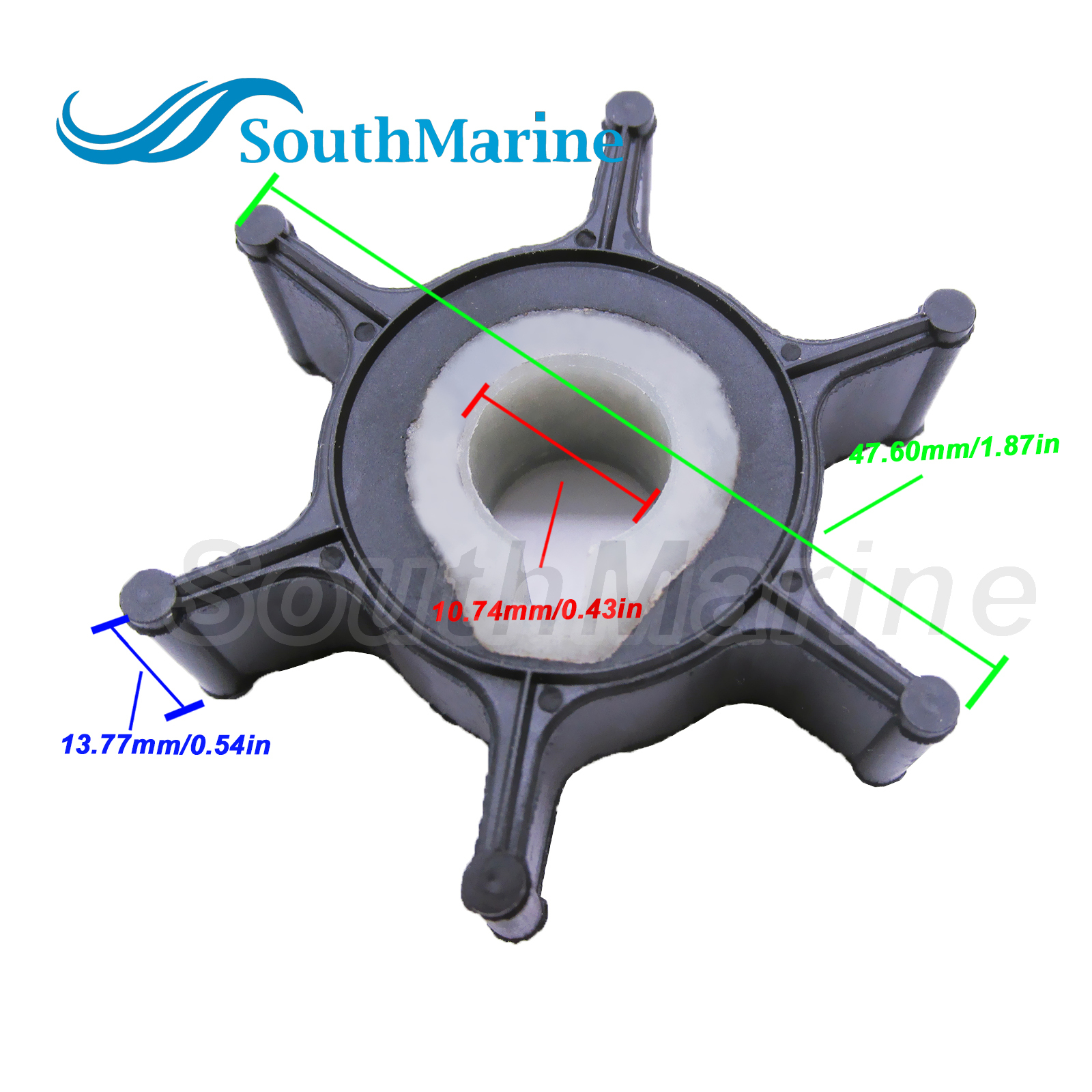 Outboard Engine 6A1-W0078/01 6GD-W0078-00 18-3462 Water Pump Repair Kit for Yamaha 2HP 2MSH 2S / 814453M 96339M for Mercury
