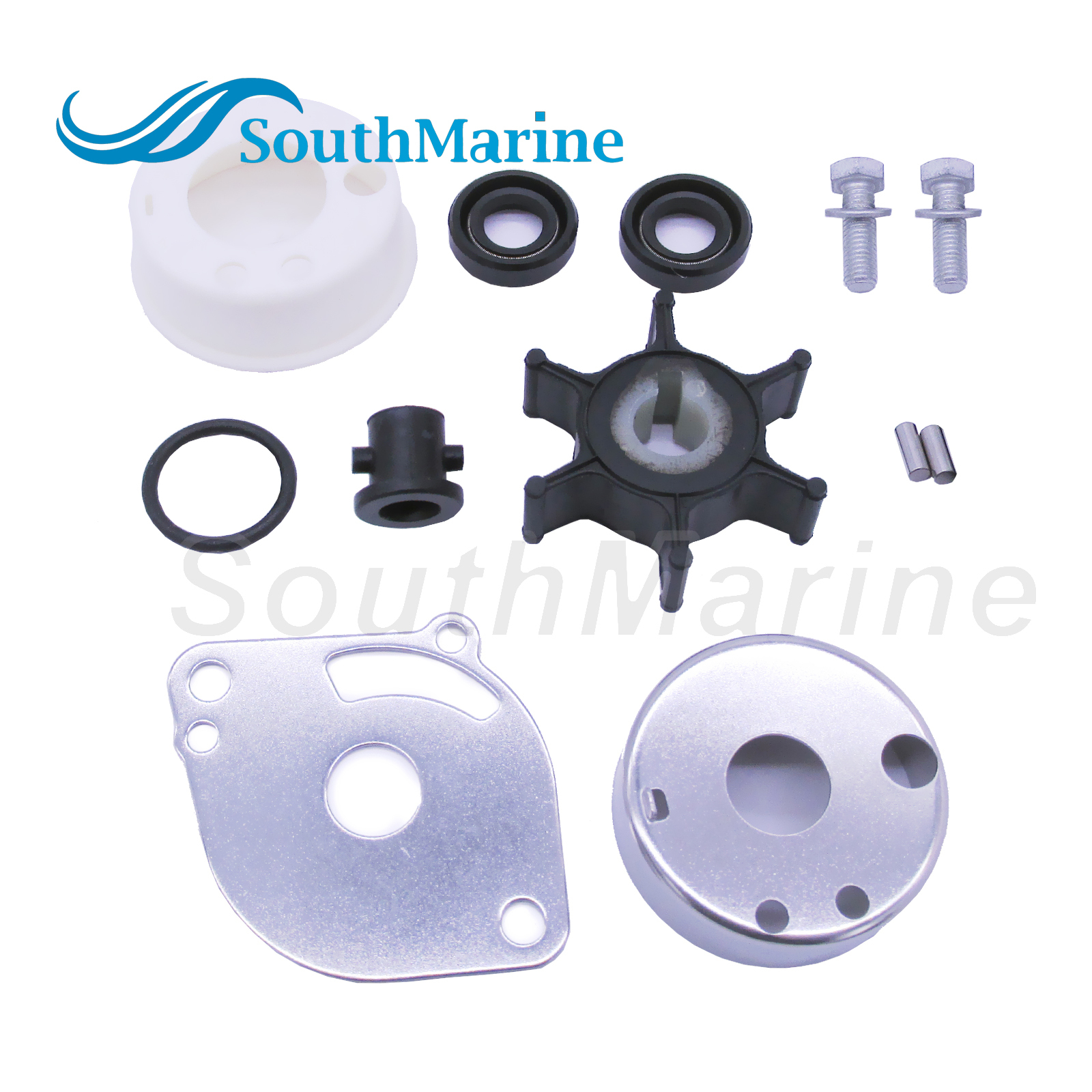 Outboard Engine 6A1-W0078/01 6GD-W0078-00 18-3462 Water Pump Repair Kit for Yamaha 2HP 2MSH 2S / 814453M 96339M for Mercury