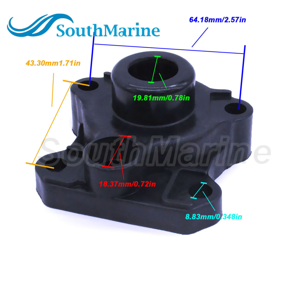 Boat Engine Water Pump Housing 6H3-44311-00 for Yamaha FT50 FT60 25HP 50HP 60HP 70HP F40 F45 F50 F60 2/4-stroke Outboard Motor Lower Casing Drive