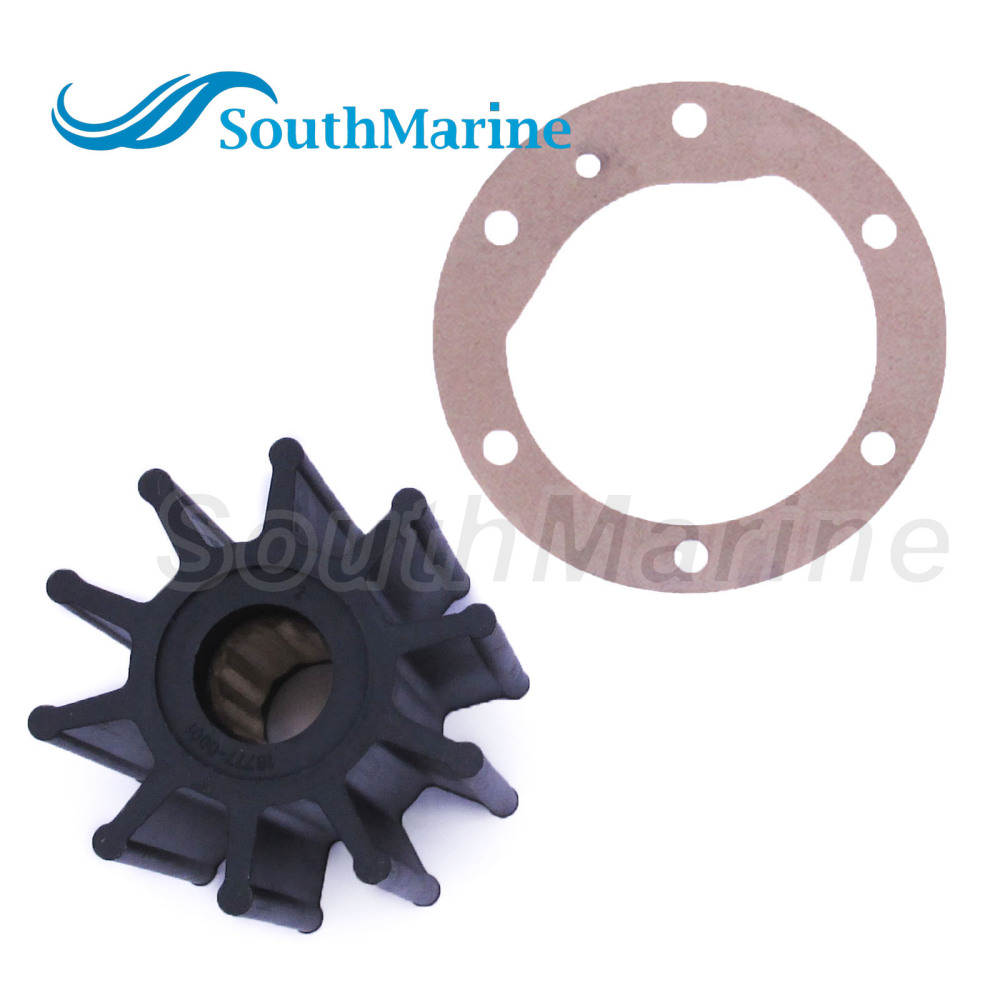 Water Pump Impeller 18777-0001-P 22120-0001 for Jabsco /124223-42092 119773-42600 for Yanmar /500104 500133 for CEF