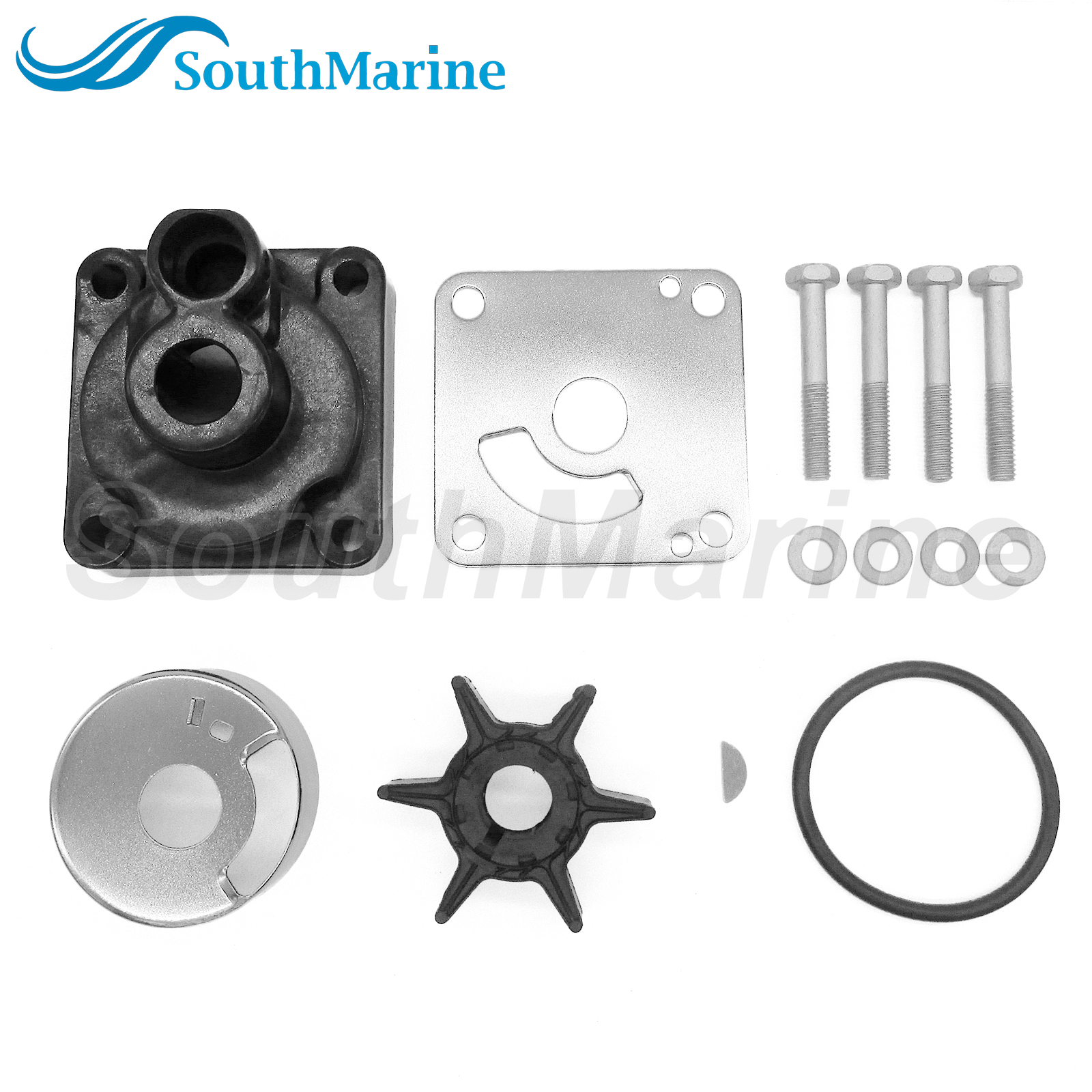 Boat Motor 6L2-W0078-00 18-3431 Water Pump Repair Kit with Housing 6L2-44311-00 6L2-44311-01 18-3486 for Yamaha 20HP 25HP