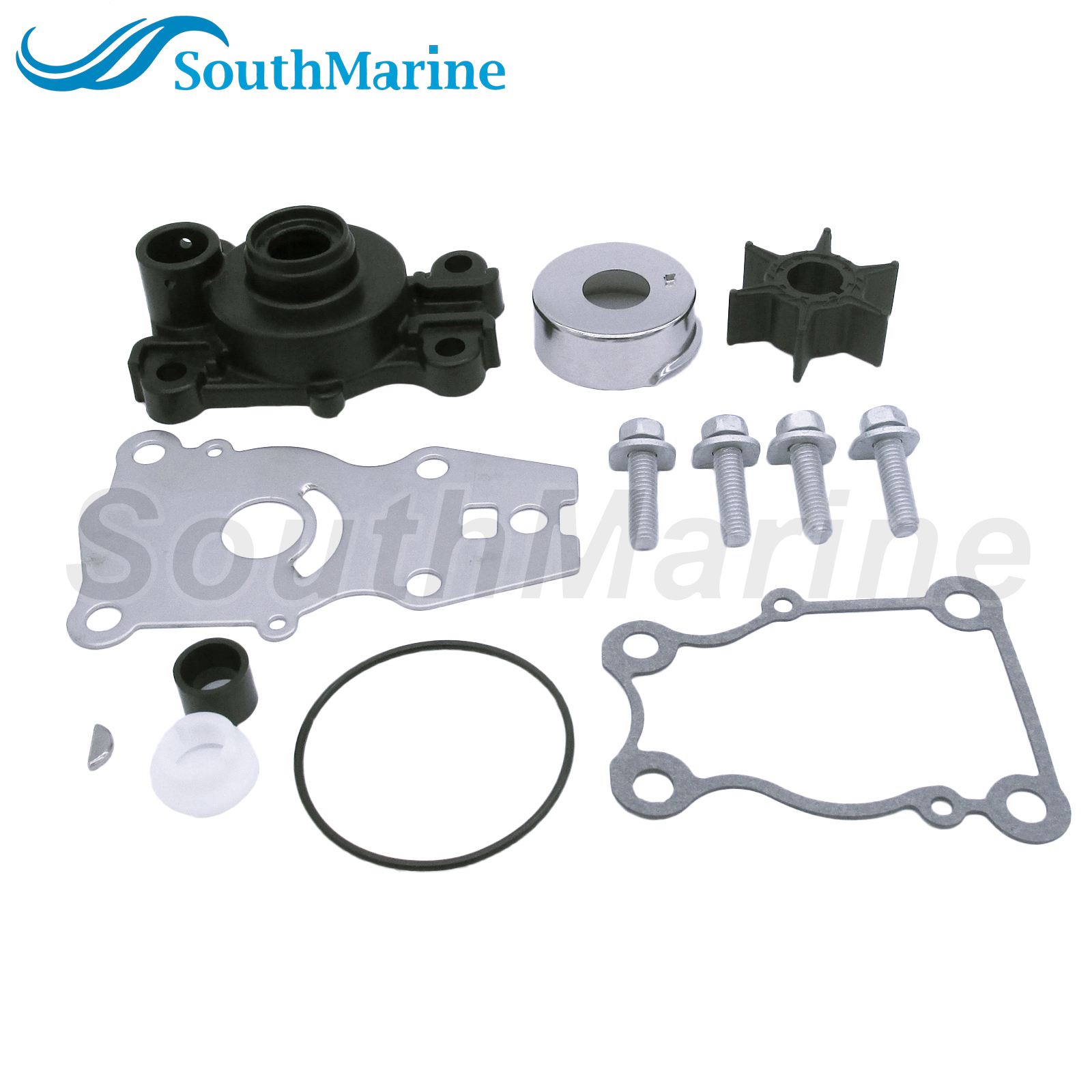 Boat Motor 66T-W0078-00/01 18-3440 18-3413 Water Pump Repair Kit with Housing 66T-44311-00 for Yamaha 25HP 30HP 40HP T25 F30 F40