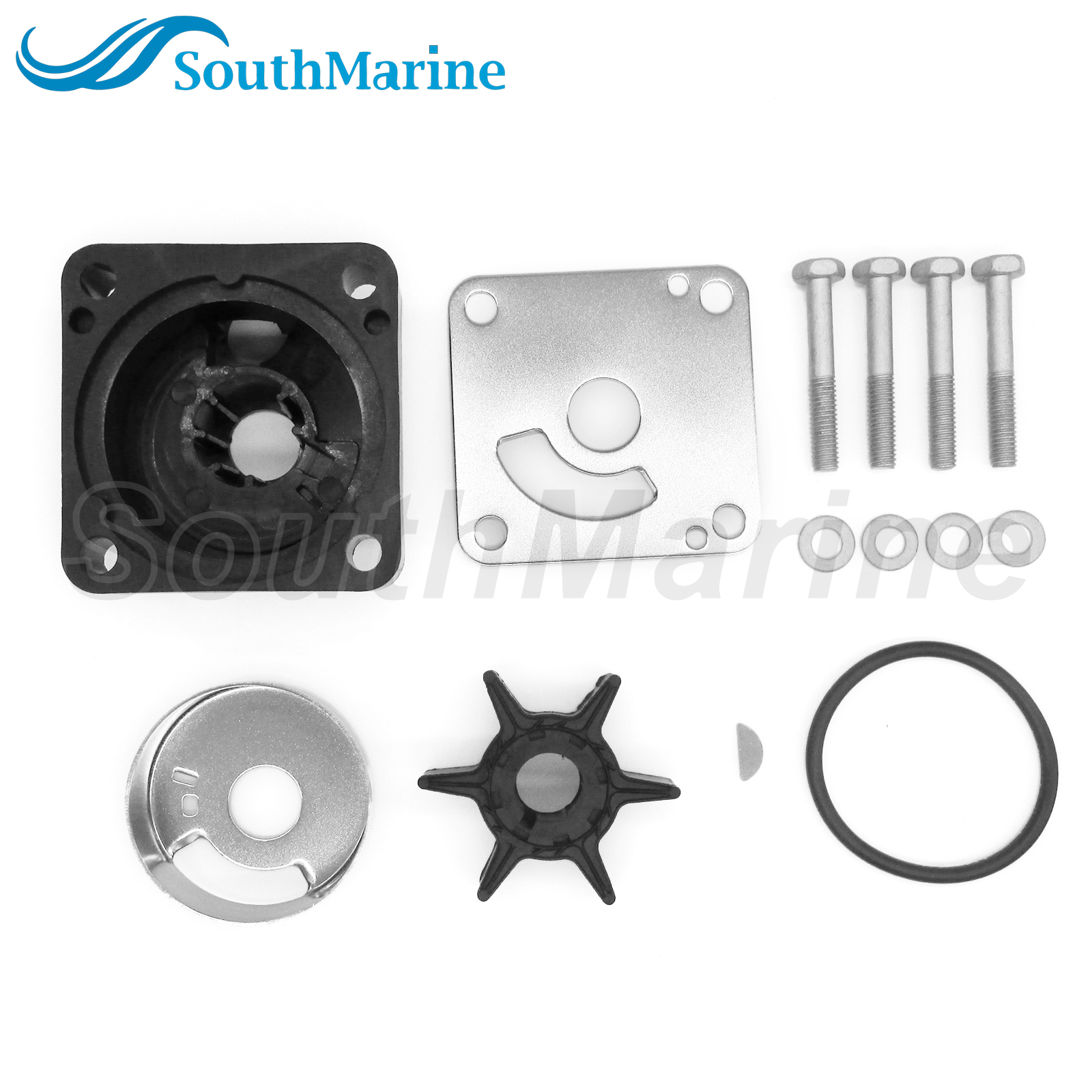 Boat Motor 6L2-W0078-00 18-3431 Water Pump Repair Kit with Housing 6L2-44311-00 6L2-44311-01 18-3486 for Yamaha 20HP 25HP