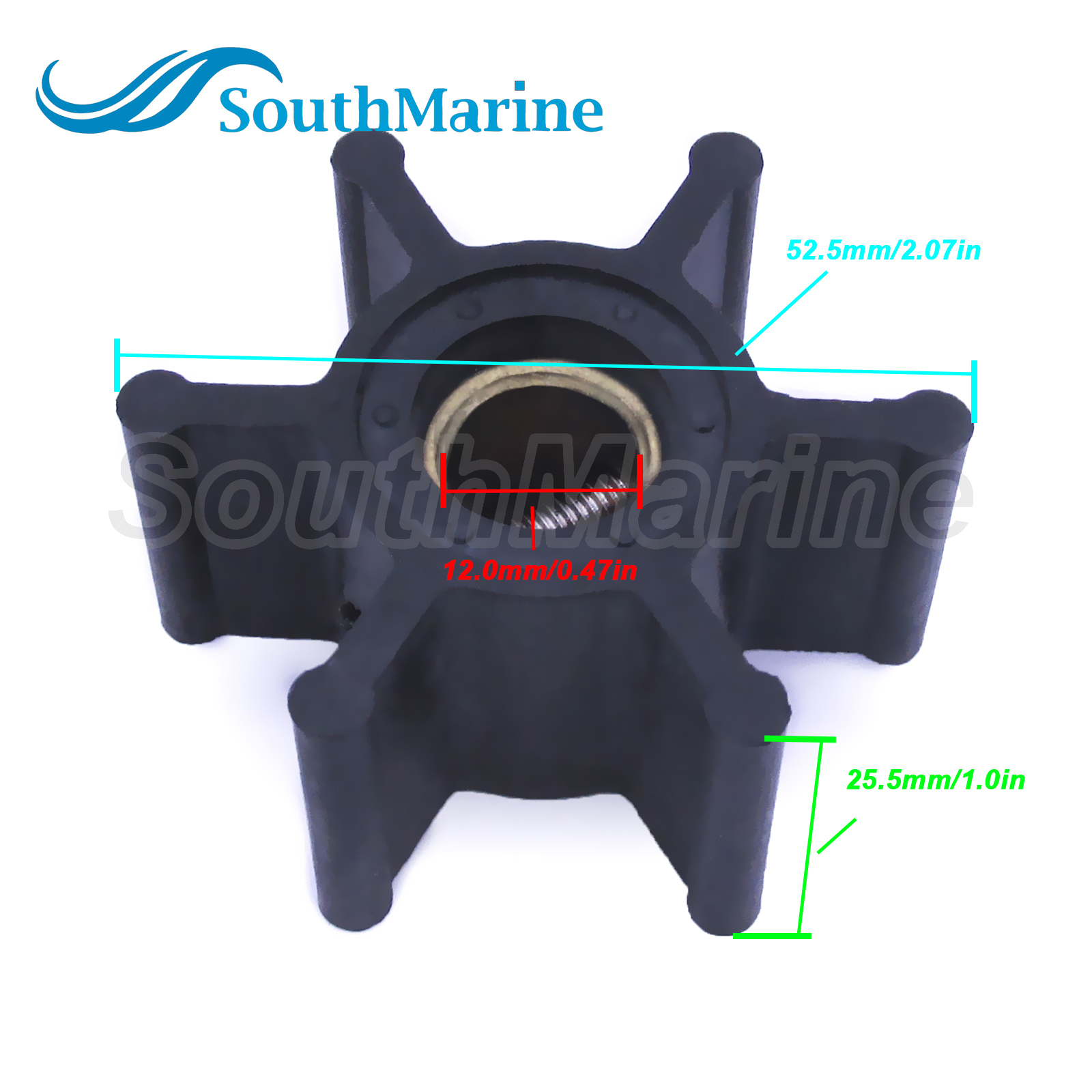Water Pump Impeller 312-11-008 31211008 312.11.008 for Sole Diesel / 500123 for CEF Inboard Engine