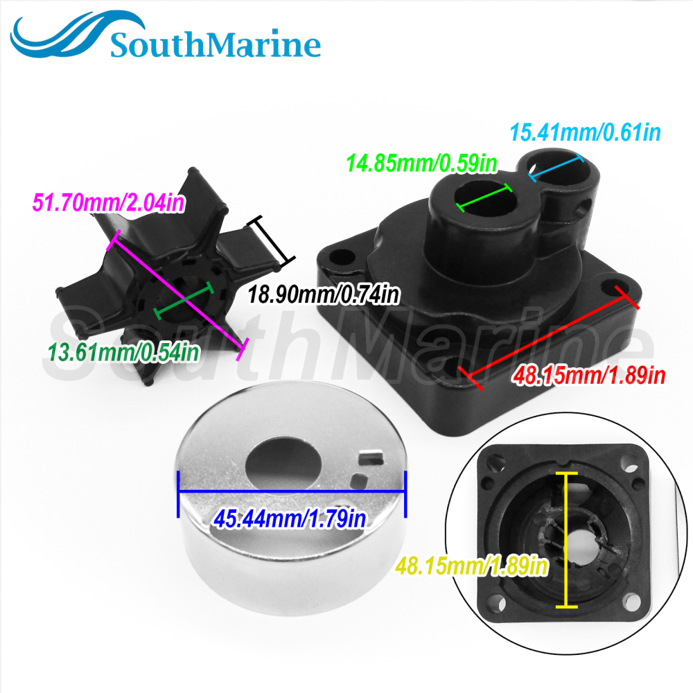 Boat Motor 879137 Water Pump Repair Kit Without Housing for Mercury Mariner Outboard Engine, 18-3431 for Sierra Marine
