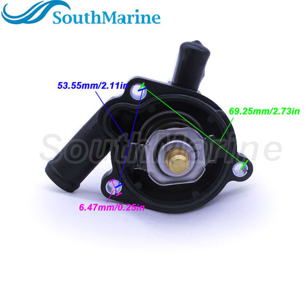 55565336 55579010 55593034 25200455 Coolant Thermostat with Housing for Chevy Cruze Limited Sonic Trax Buick Encore L4 1.4L