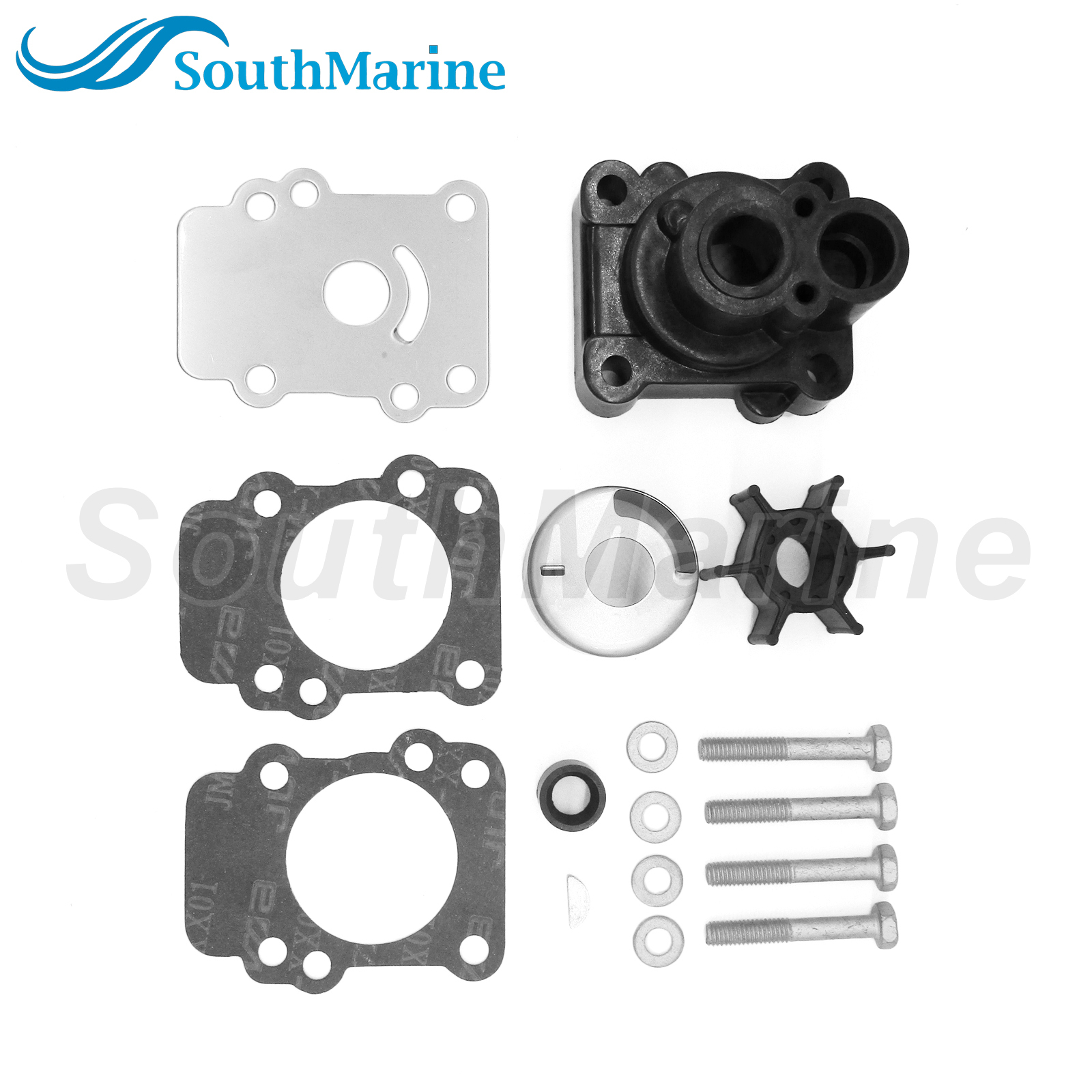 Boat Motor 46-84277T 46-84277M 18-3148 18-3411 Water Pump Repair Kit with Housing for Mercury Mariner 9.9HP 15HP