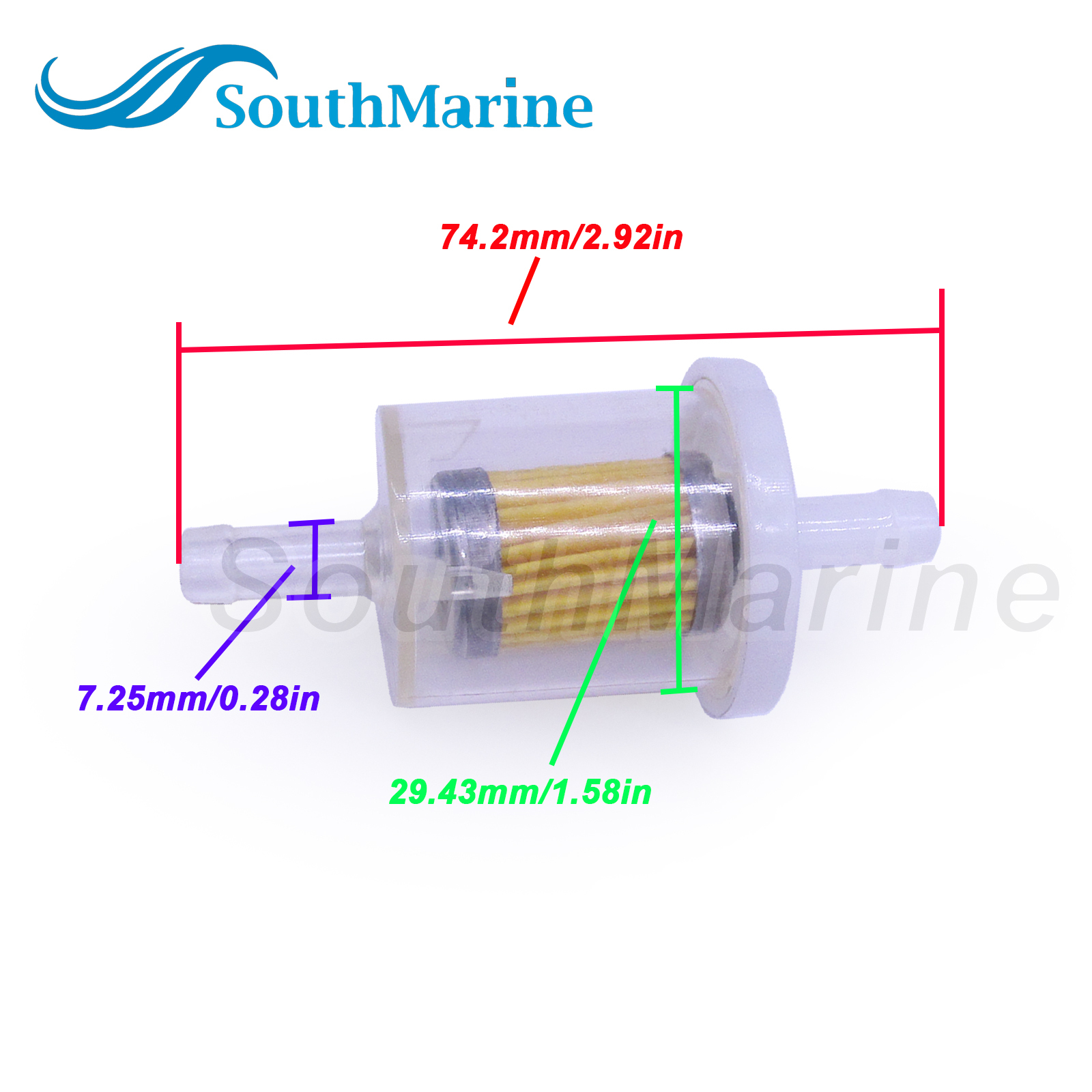 Fuel Filter 691035 493629 84001895 for Briggs&Stratton /49019-7001/0014/0707/7001 for Kawasaki /2505007S1 2505021S1