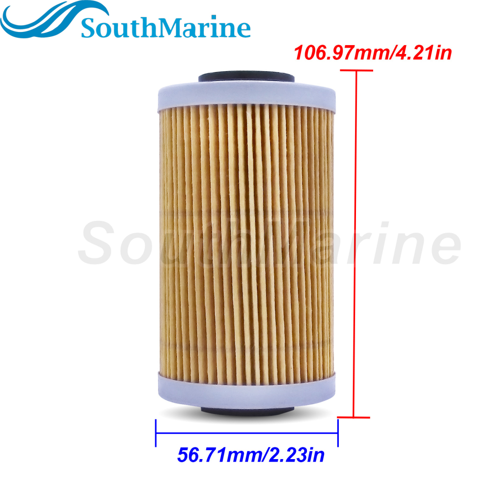 Oil Filter 420956744 420956741 711956741 for Sea-Doo Bombardier John Deere RXP RXT GTX 300 130-260HP Motor Watercraft Jet Boat