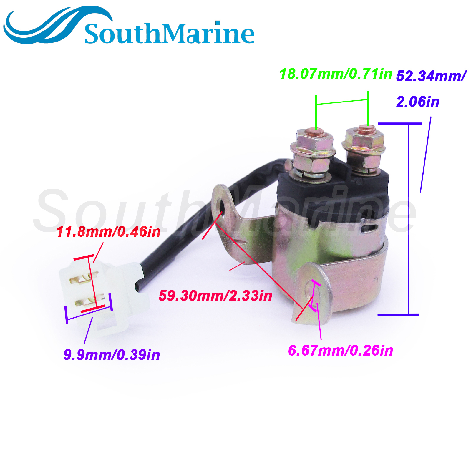 240-54008 31800-15500/15501/31300 Starter Solenoid Relay for Suzuki GS700E GV1200GL GV1400GC GV700GL VS750GLF 1985-2013