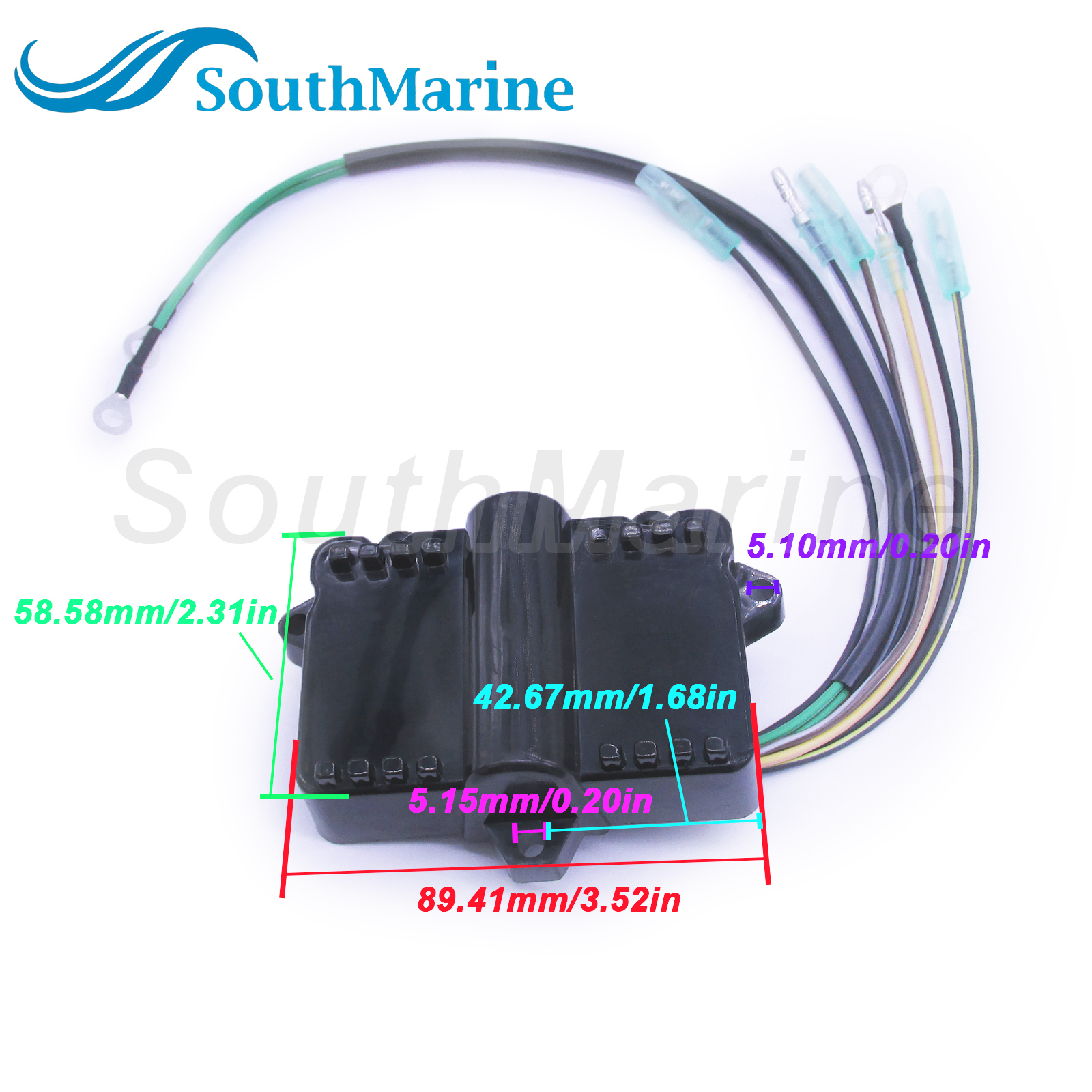 Boat Engine 339-7452A19 7452A7 7452A15 7452A18 18-5777 Switch Box CDI/Ignition for Mercury Quicksilver Mariner 6HP-35HP