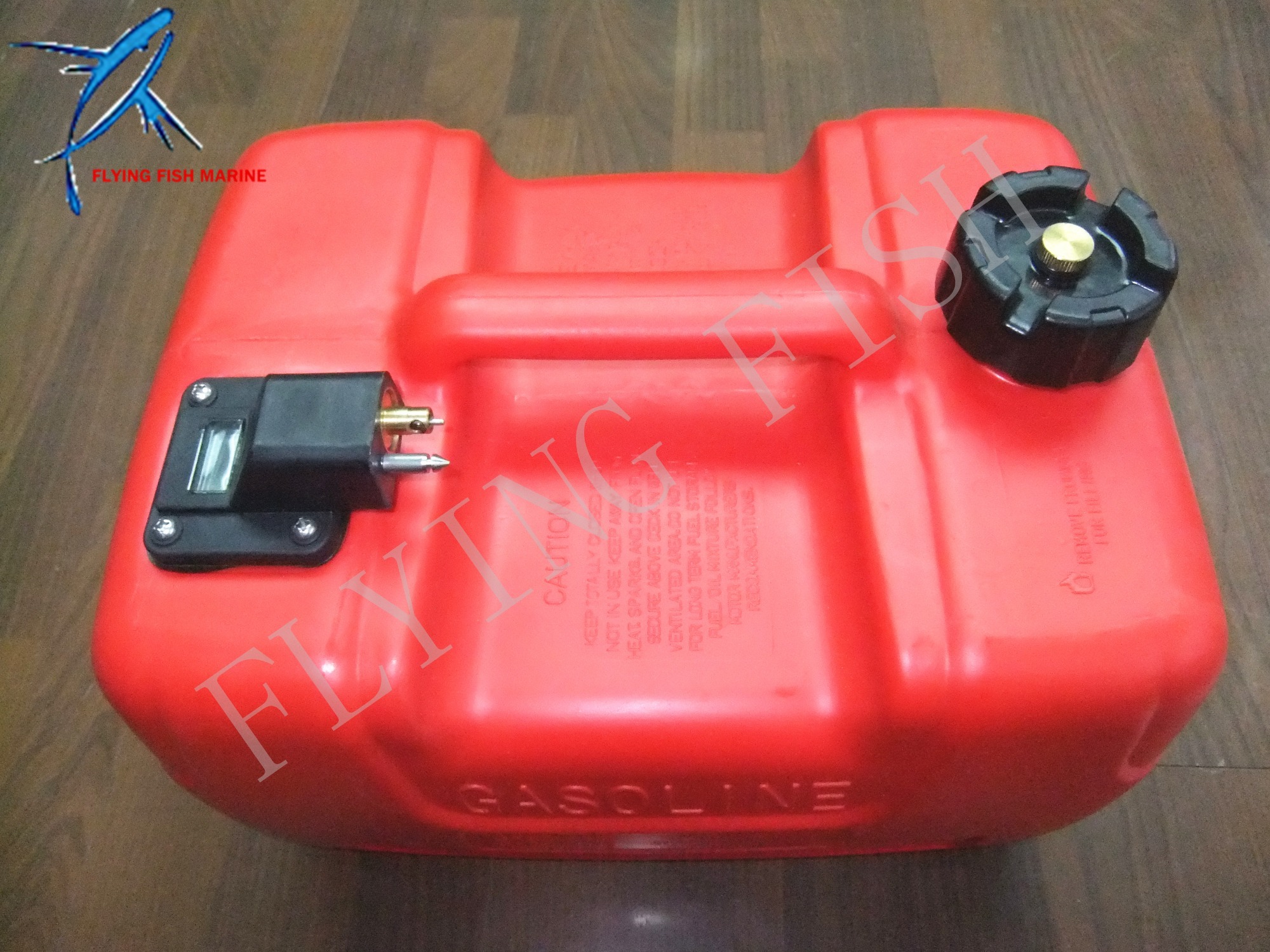 SouthMarine 12L Fuel Tank Assembly for Yamaha Outboard Motor with Fuel Cap and Fuel Gauge Boat Motor, Fits Hidea/Powertec Outboard Parts