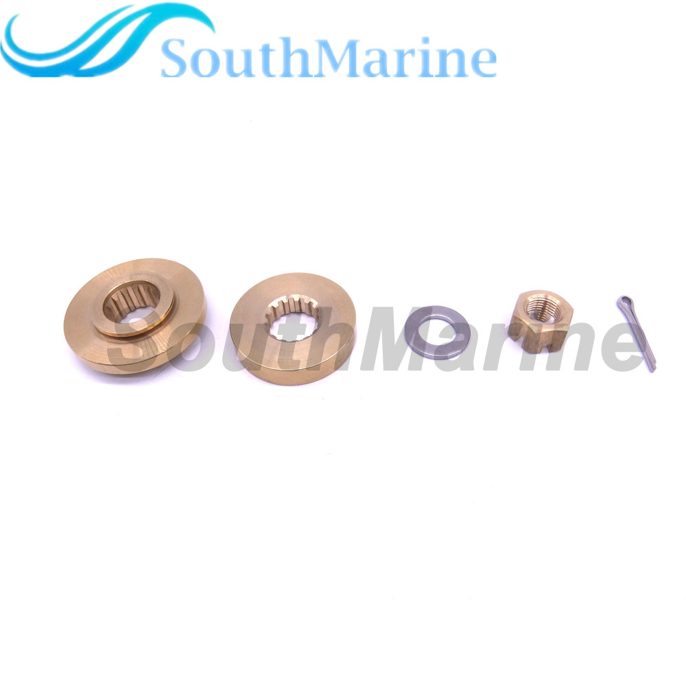 Boat Motor 688-45987-00/01/02 688-45997-01 90171-16011 Propeller Spacer kits Thrust Washer Nut for Yamaha 60HP 70HP 80HP