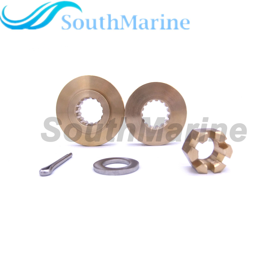 Boat Motor 688-45987-00/01/02 688-45997-01 90171-16011 Propeller Spacer kits Thrust Washer Nut for Yamaha 60HP 70HP 80HP