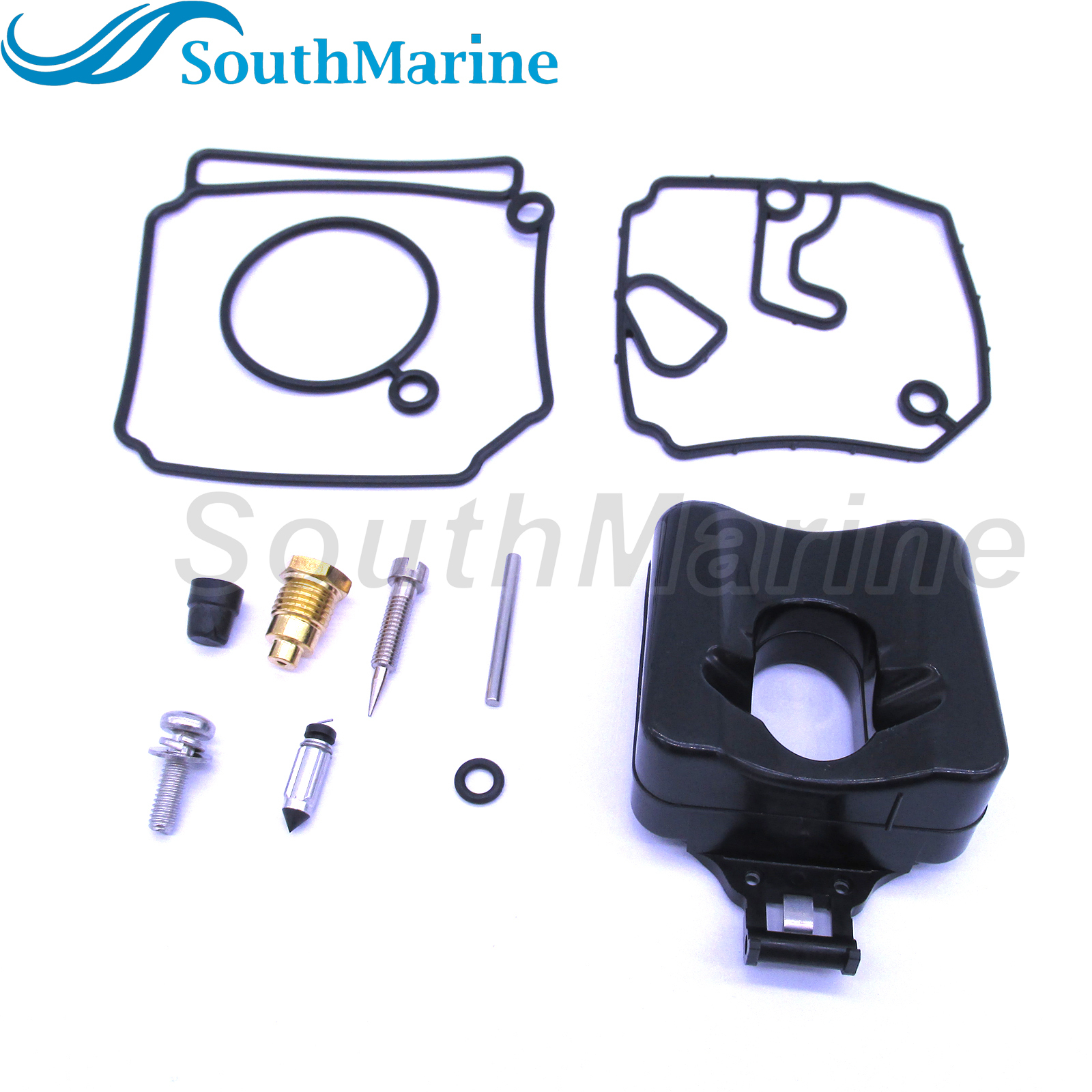 Outboard Motor 6H4-W0093-02 6H4-W0093-03/04 18-7768 Carburetor Repair Kit for Yamaha / 8M6010313 for Mercury Marine 40HP 50HP