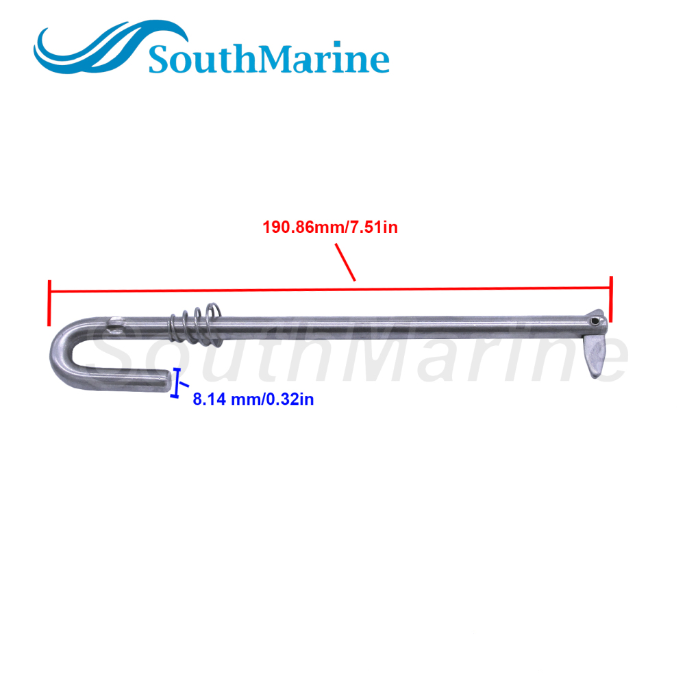 Boat Engine 682-43160-01 689-43160-00 Trim Bar / Tilt Rod for Yamaha 9.9HP 15HP 25HP 30HP / F15-01010400 for Parsun HDX Makara