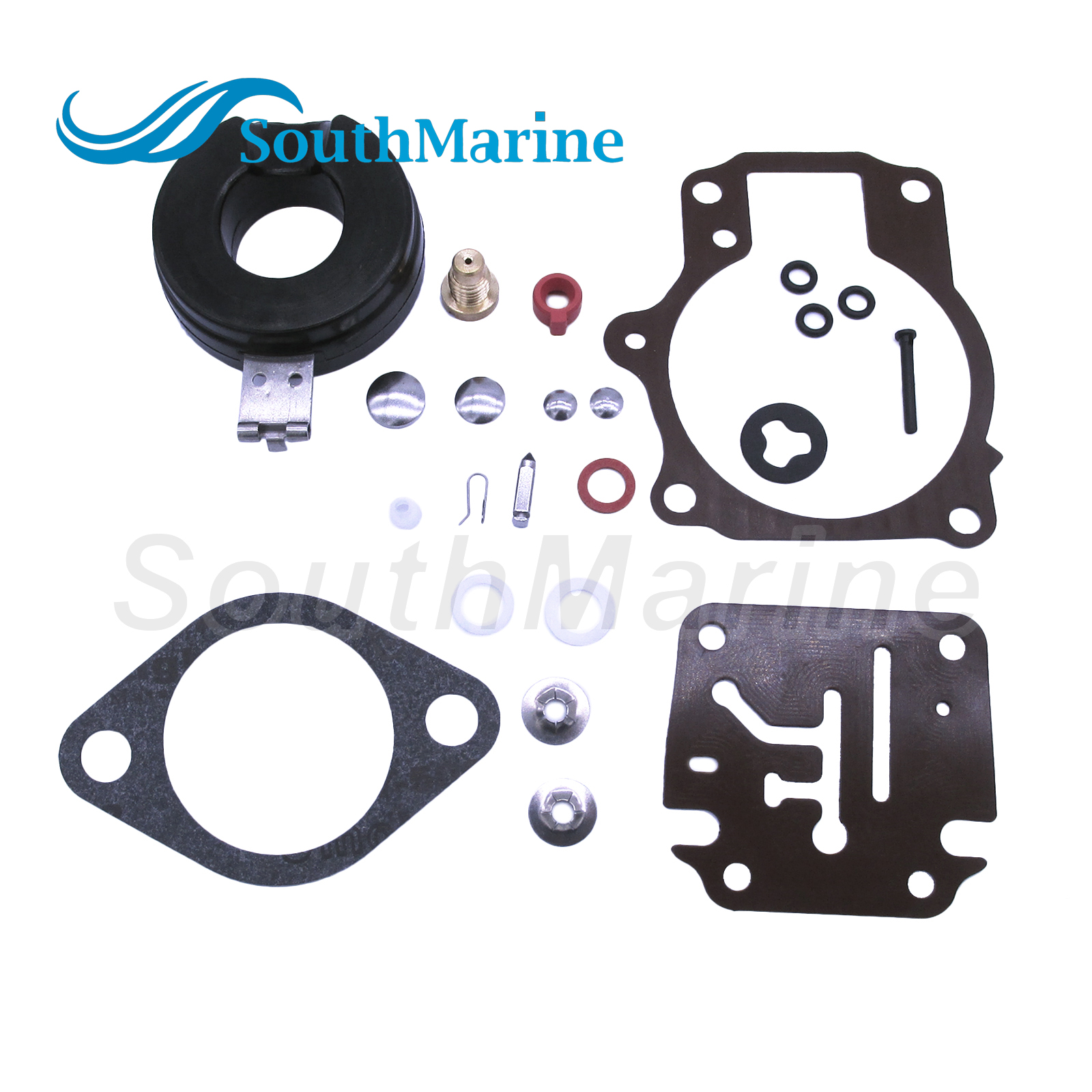 Outboard Motor Carb Repair Kit 18-30hp Carburetor Rebuild Kit For Johnson Evinrude Outboard Motors 18hp 20hp 25hp 28hp 30hp - Includes Gaskets, Needle & Seat Outboard Carburetor Kit - Foto 7