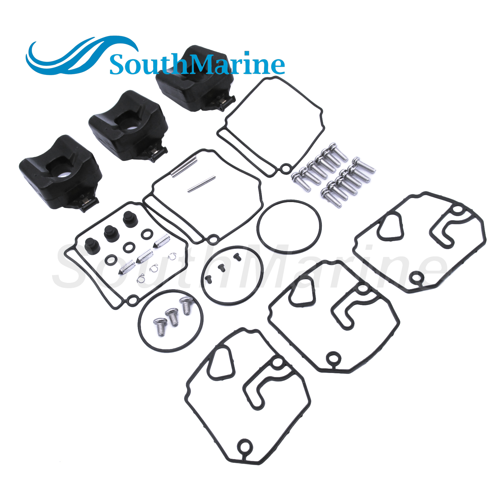 Boat Engine 3F3-87122-1/0 3F3871220M 3F3871221M Carburetor Rebuild Repair Kit for Tohatsu Nissan 60HP 70HP 60B 70B 60C 70C