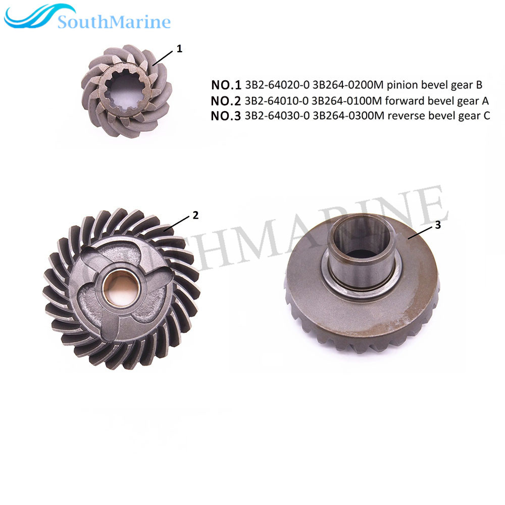 Boat Motor 43-8037391 Forward & 43-8037401 Pinion & 43-8037411 Reverse Gear for Mercury Mariner Outboard Engine 6HP 8HP 9.8HP 9.9HP