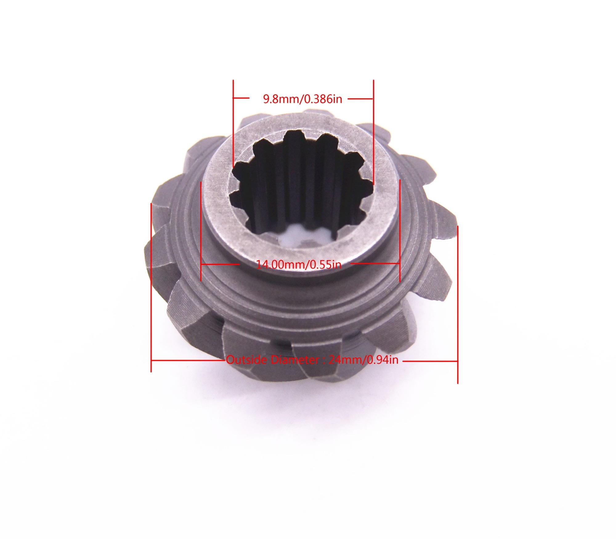 T5-03000003 Pinion Gear for Parsun Outboard Engine 2-Stroke T4 T5 T5.8 Boat Motor