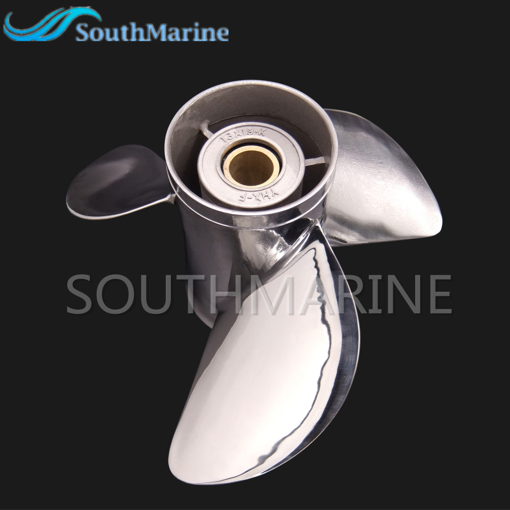 688-45970-03-00 Boat Motor Stainless Steel Propeller 13x19-K for Yamaha 60HP 70HP 75HP 80HP 85HP 90HP 115HP 130HP Outboard