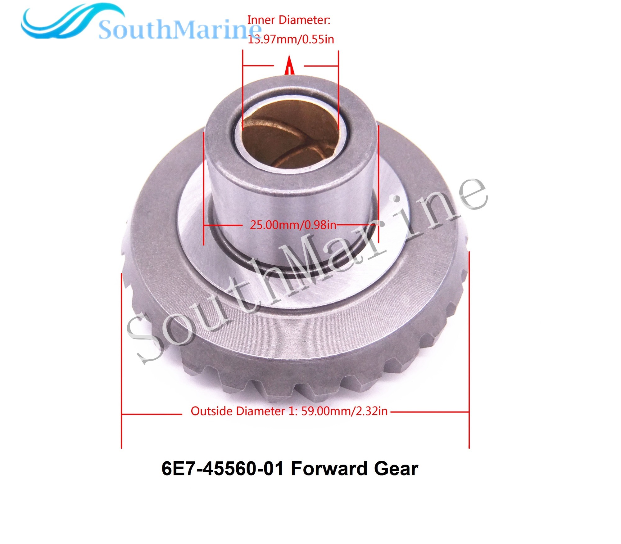 Gears and Pinion Set Kit for Parsun HDX Makara T9.9 T15 BM 2-Stroke Outboard Motor