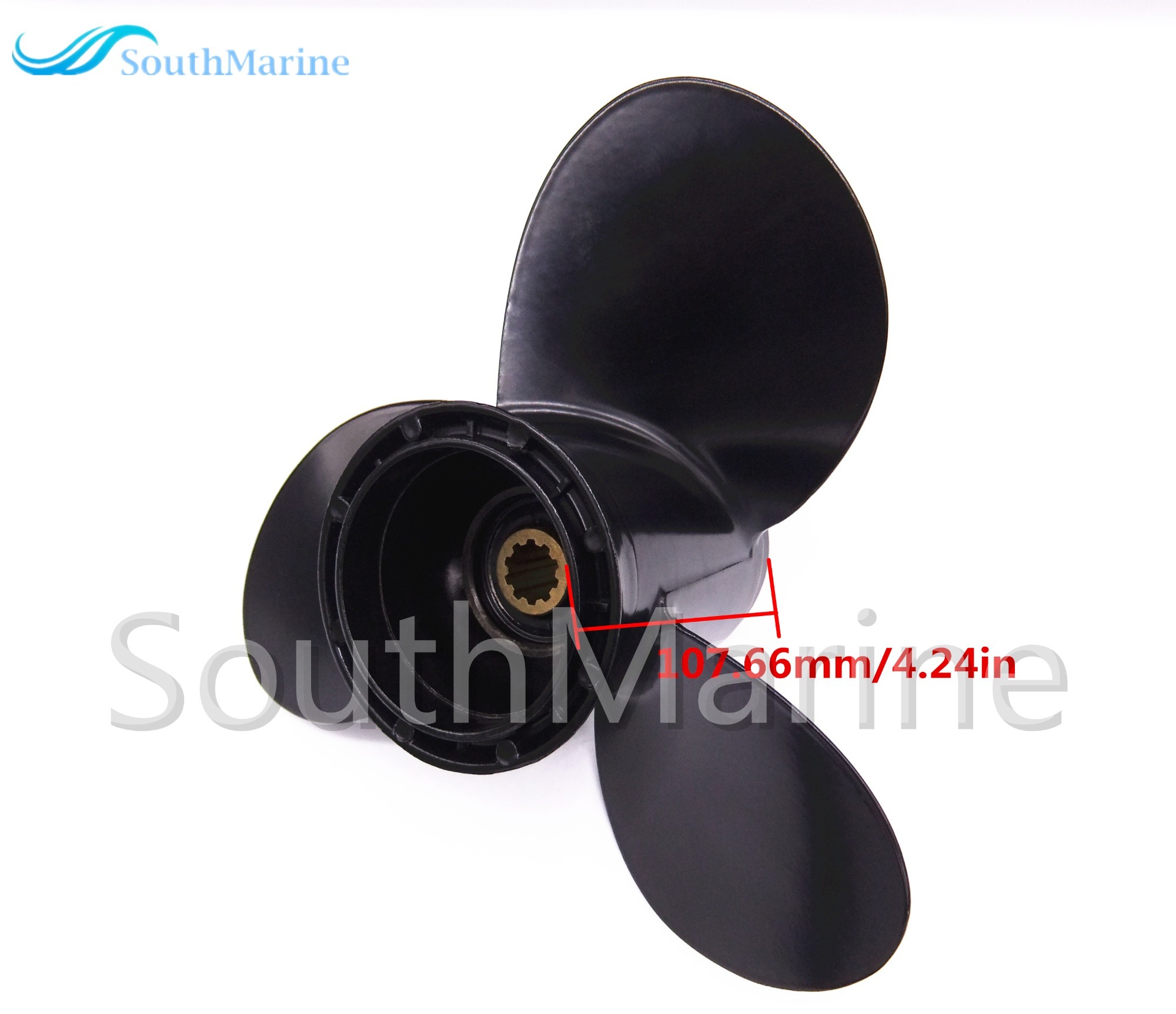 Boat Engine Aluminum Alloy Propeller 9 1/4x8 for Suzuki 9.9HP 15HP Outboard Motor 58100-91D00-019