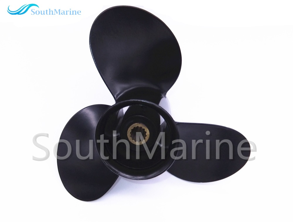 Outboard Engine 0766548 766548 Aluminum Alloy Prop Propeller 9.25x9 for Evinrude Johnson OMC BRP 15HP Boat Motor