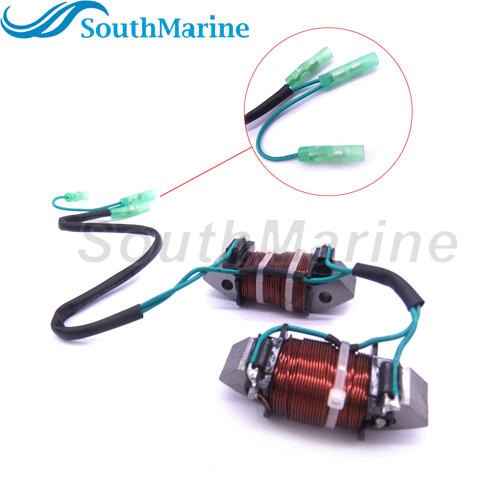 3V1-06023-0 3V1060230 3V1060230M 3AA-06023-0 3AA060230 3AA060230M Alternator Coil for Tohatsu Nissan Outboard Engine F8 F9.8