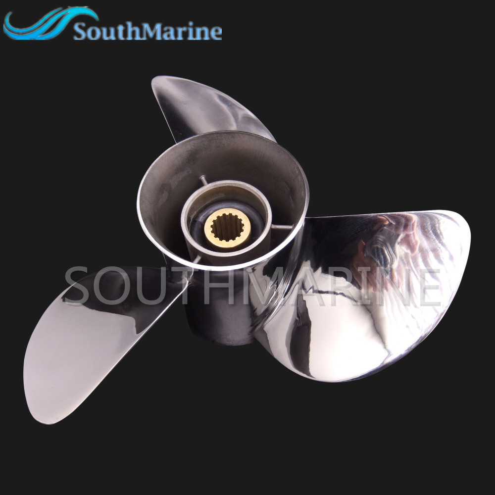 688-45970-03-00 Boat Motor Stainless Steel Propeller 13x19-K for Yamaha 60HP 70HP 75HP 80HP 85HP 90HP 115HP 130HP Outboard