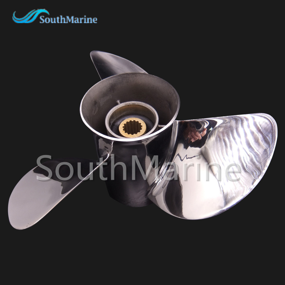688-45970-03-00 Boat Motor Stainless Steel Propeller 13x19-K for Yamaha 60HP 70HP 75HP 80HP 85HP 90HP 115HP 130HP Outboard