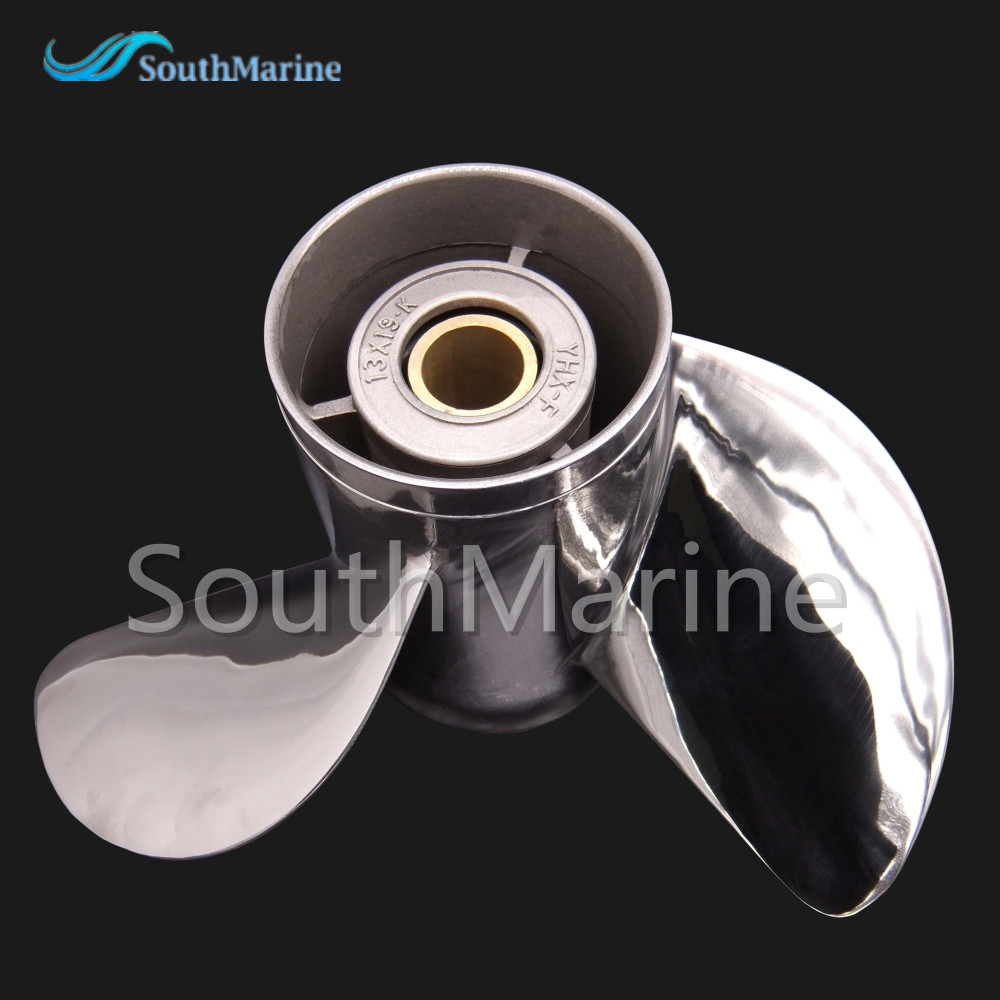 688-45970-03-00 Boat Motor Stainless Steel Propeller 13x19-K for Yamaha 60HP 70HP 75HP 80HP 85HP 90HP 115HP 130HP Outboard