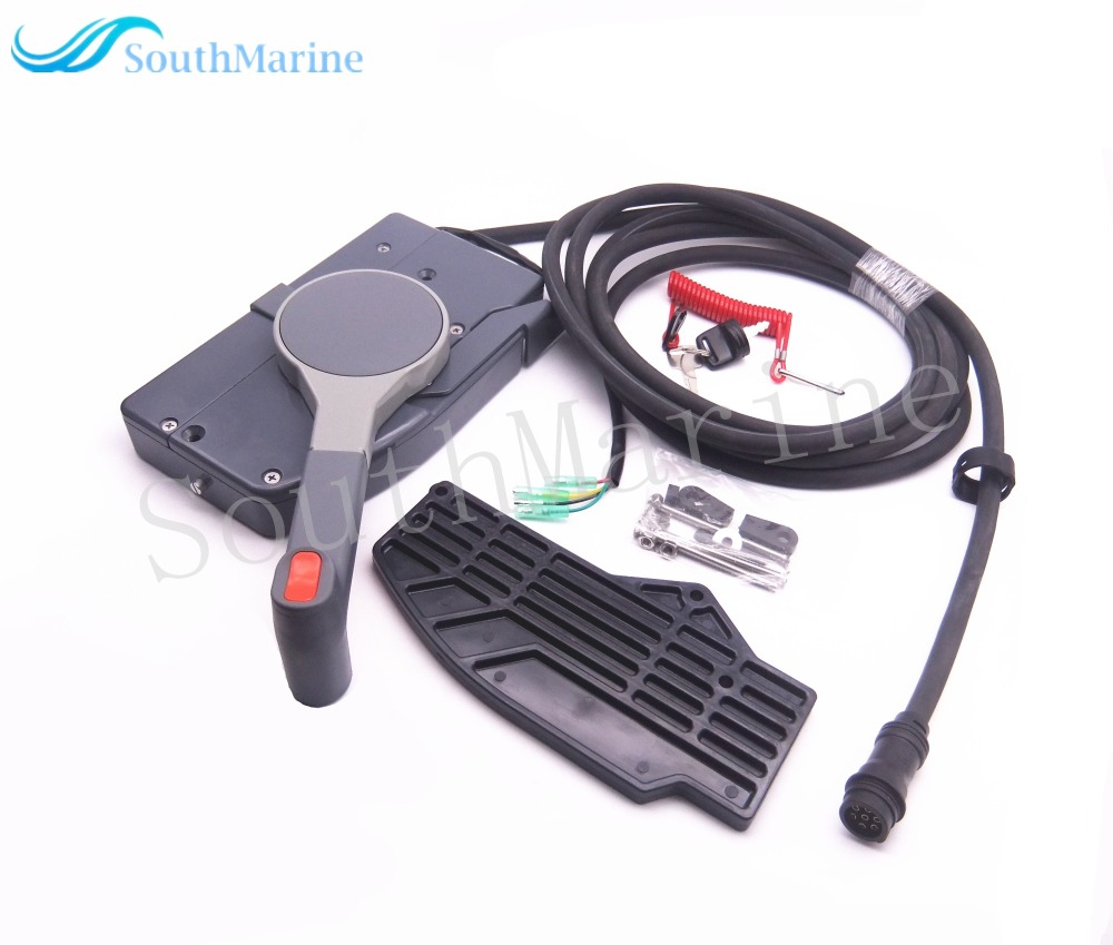 703-48230-14 703-48203-15 703-48203-17 Boat Remote Control Box Assy for Yamaha Outboard Motors, 7 Pins AP ER (E), Left Side, Pull