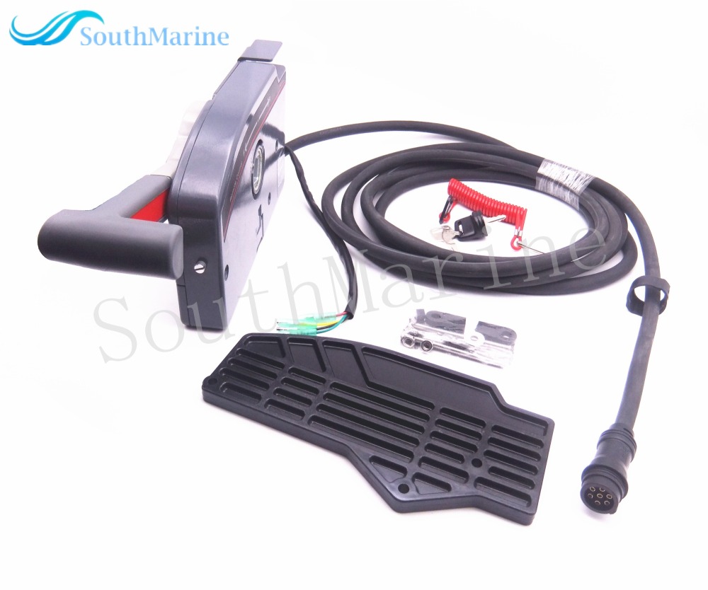 703-48230-14 703-48203-15 703-48203-17 Boat Remote Control Box Assy for Yamaha Outboard Motors, 7 Pins AP ER (E), Left Side, Pull