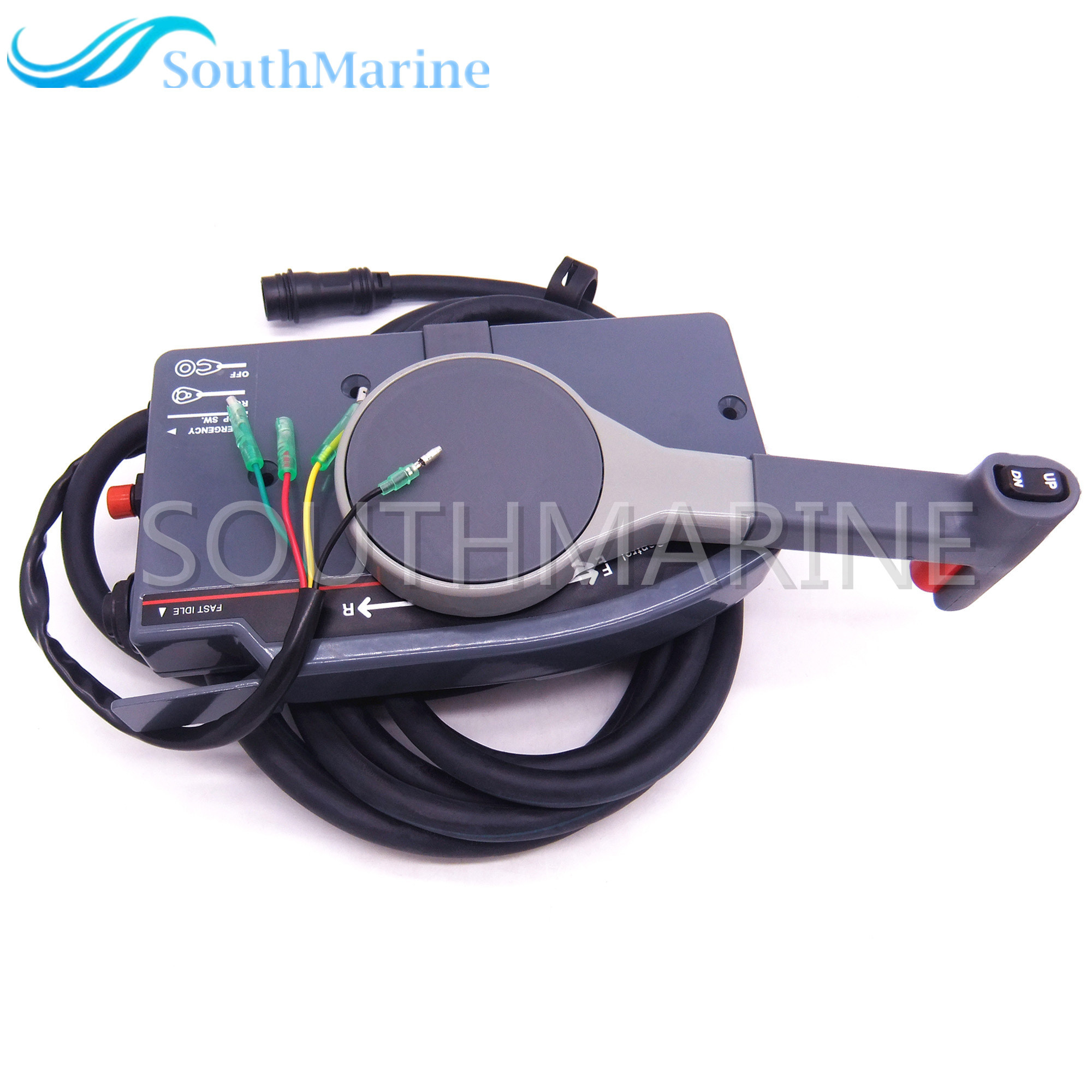 Pull 703-48205-16-00 703-48205 703-48207 Remote Control Box Assy for Yamaha Outboard Motors Steering System 10 pins Wire Harness, Right Hand