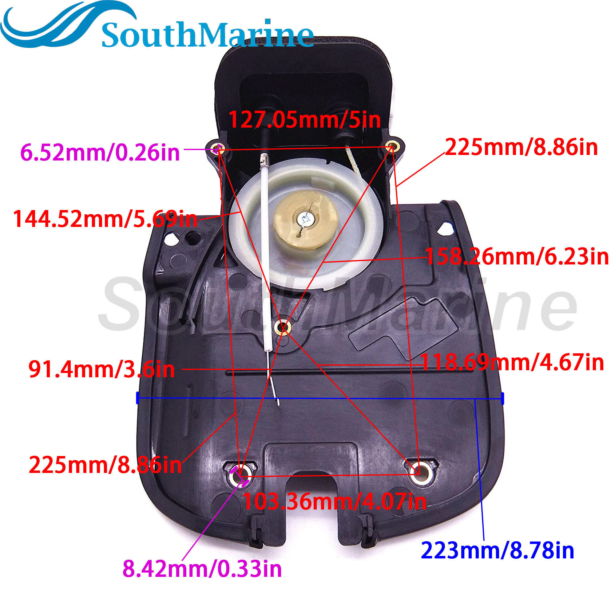 Boat Motor 69M-15710-00 Starter Assy for Yamaha Outboard Engine F2.5