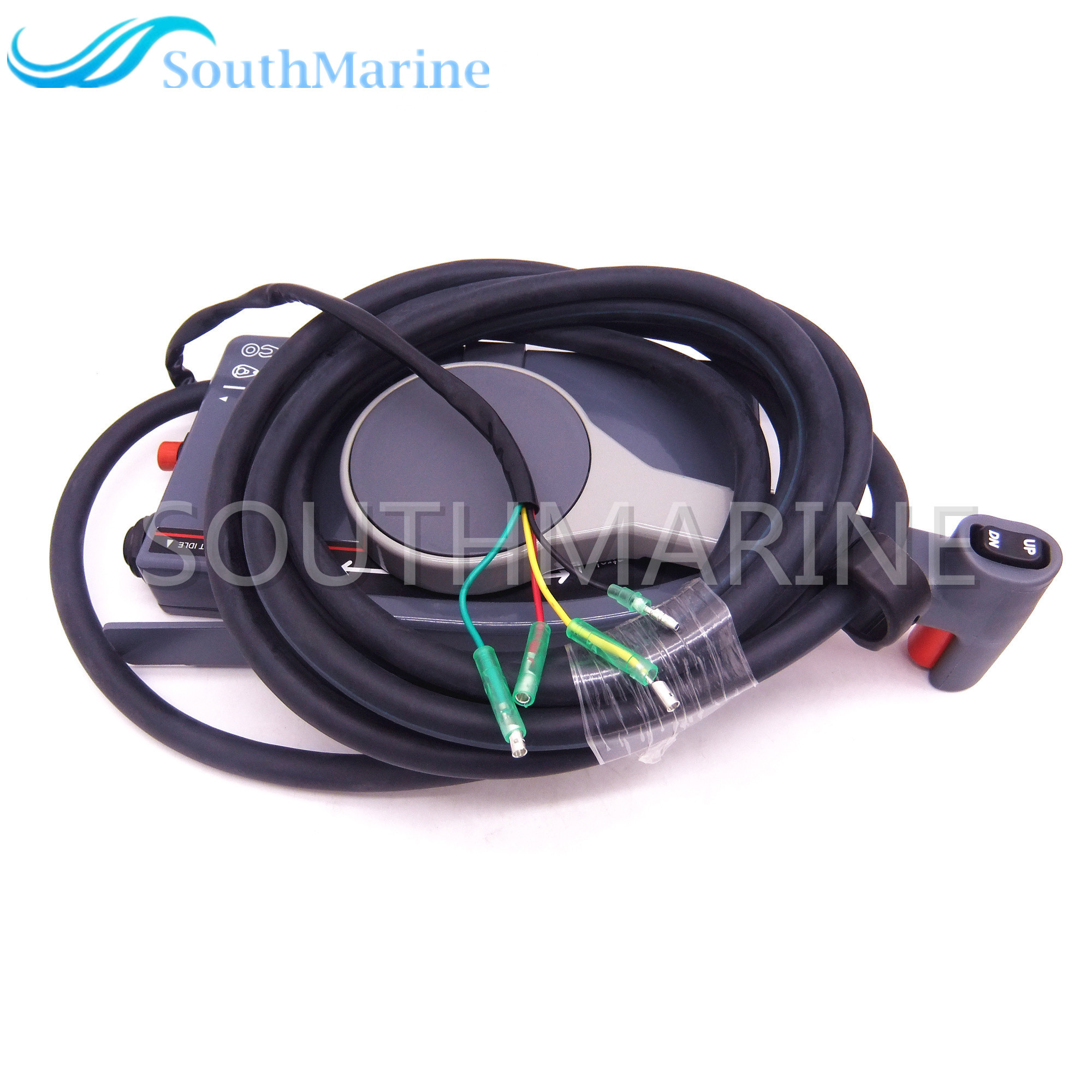 Pull 703-48205-16-00 703-48205 703-48207 Remote Control Box Assy for Yamaha Outboard Motors Steering System 10 pins Wire Harness, Right Hand