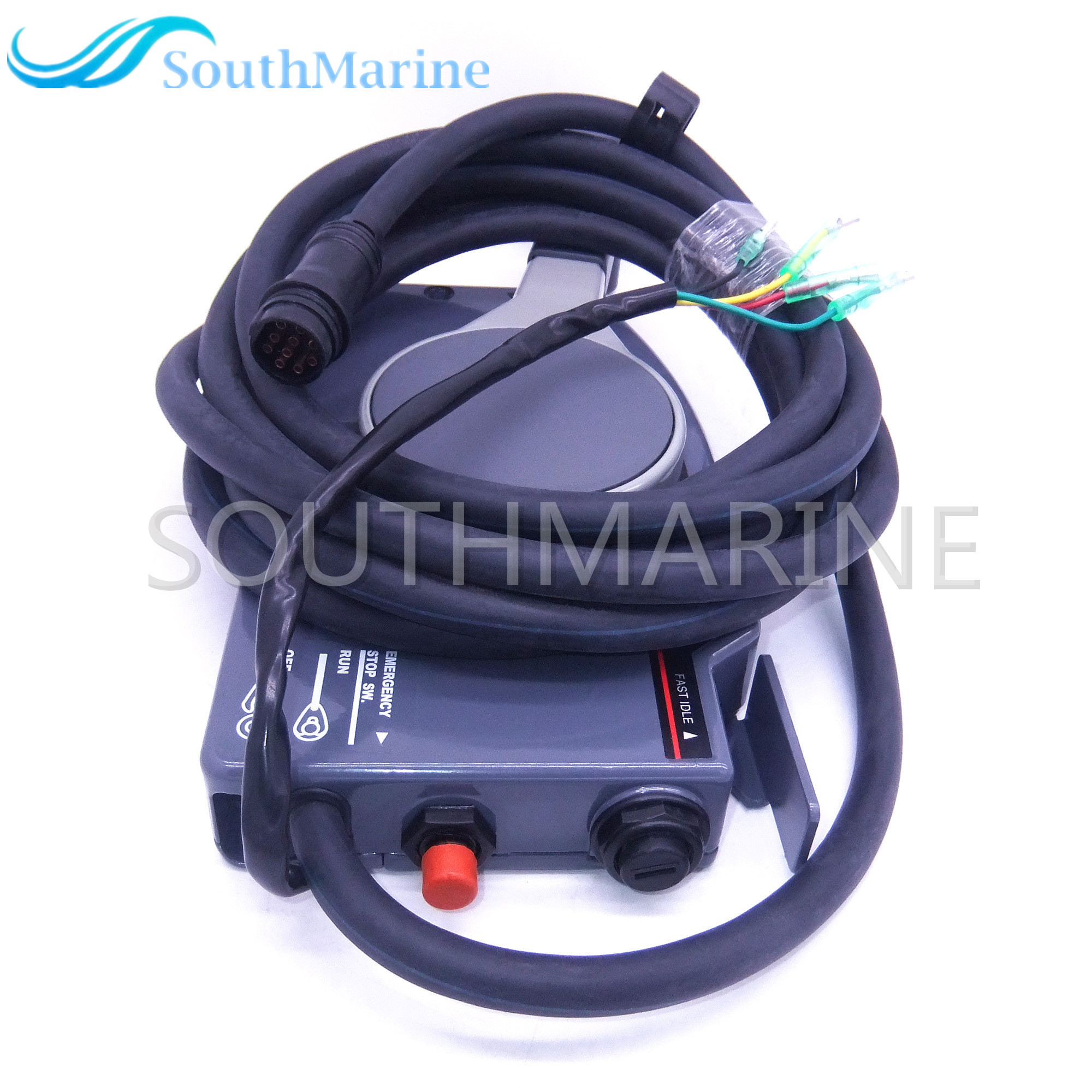 Pull 703-48205-16-00 703-48205 703-48207 Remote Control Box Assy for Yamaha Outboard Motors Steering System 10 pins Wire Harness, Right Hand