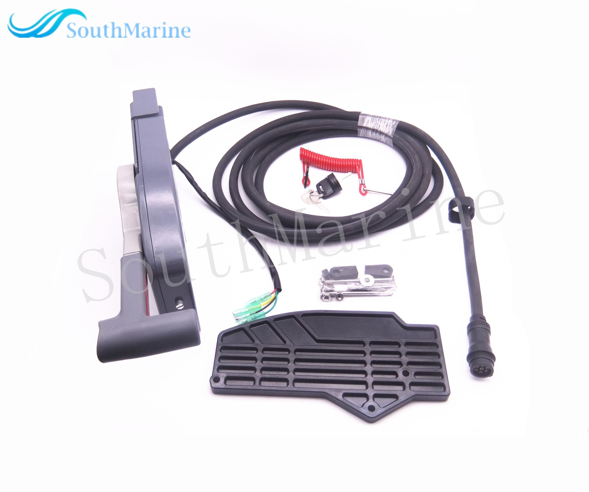 703-48230-14 703-48203-15 703-48203-17 Boat Remote Control Box Assy for Yamaha Outboard Motors, 7 Pins AP ER (E), Left Side, Pull