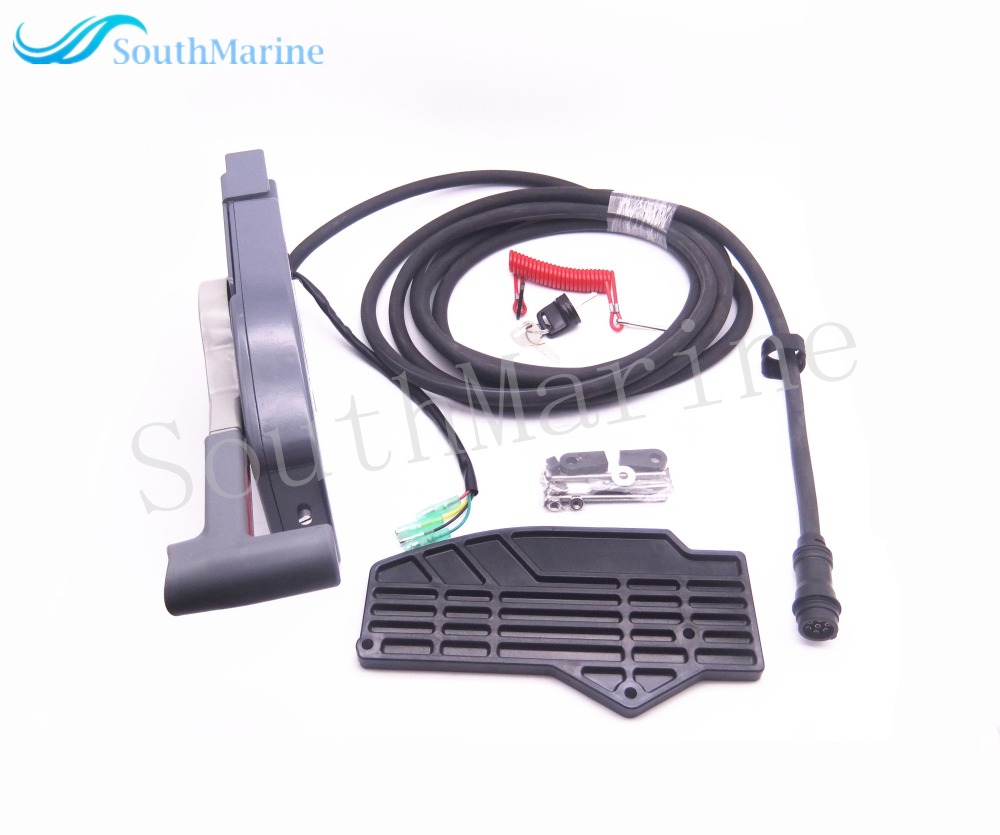 703-48230-14 703-48203-15 703-48203-17 Boat Remote Control Box Assy for Yamaha Outboard Motors, 7 Pins AP ER (E), Left Side, Pull